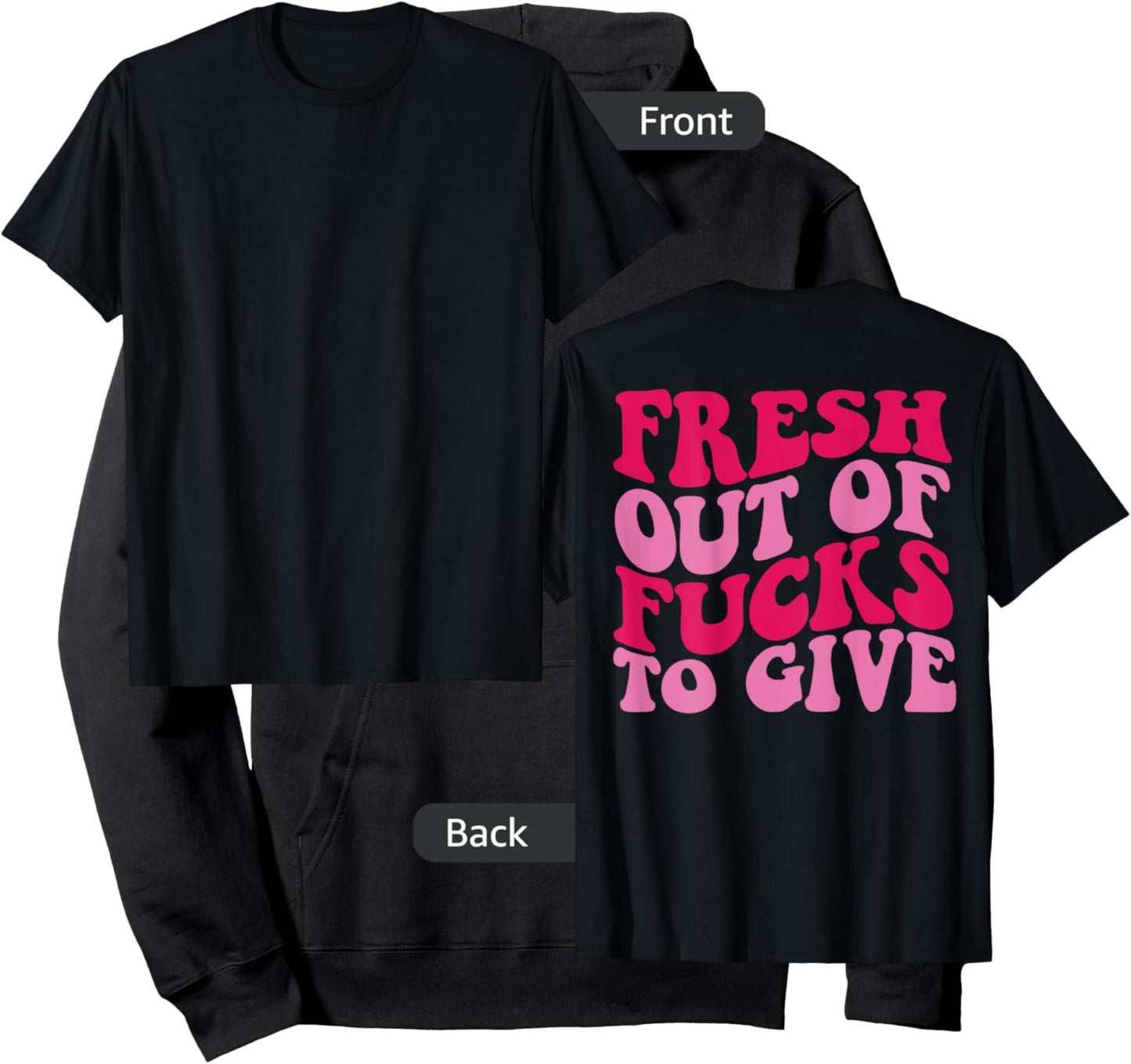 Fresh out of fucks to give Hoodie - Hoodie | Black