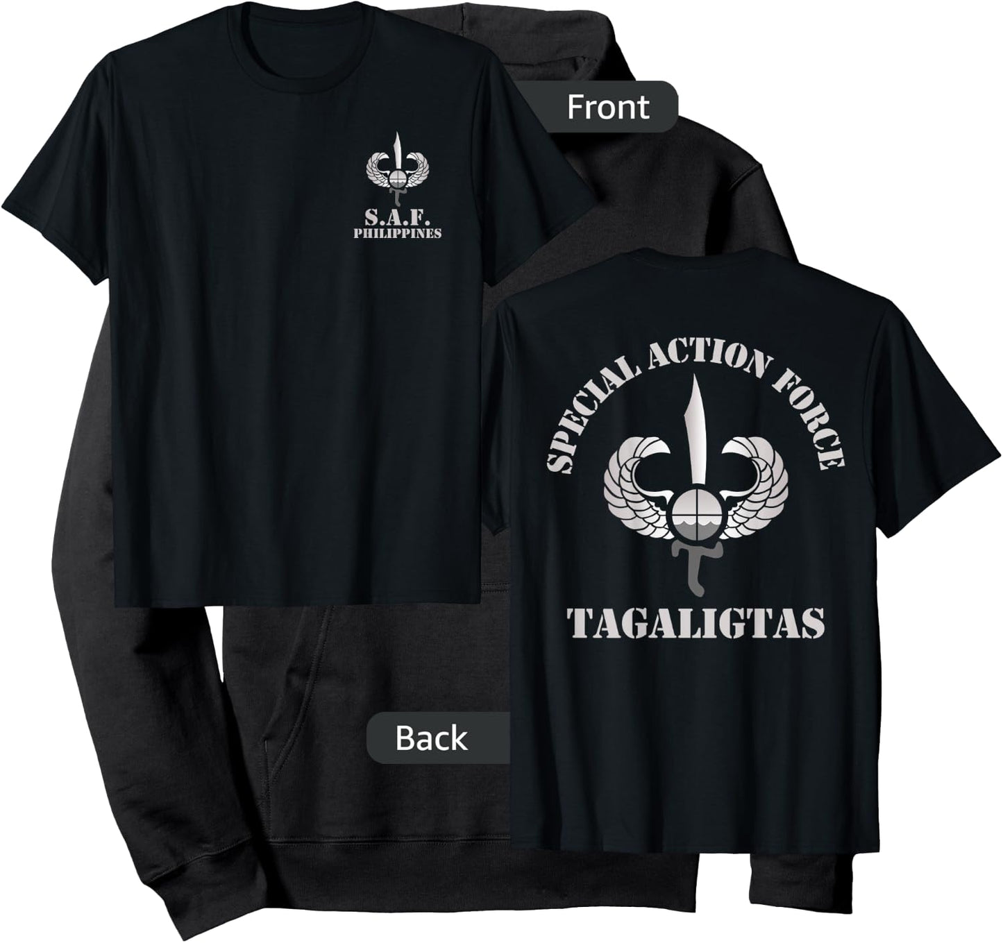 Special Action Force SAF Philippines Police Hoodie - Hoodie | Black