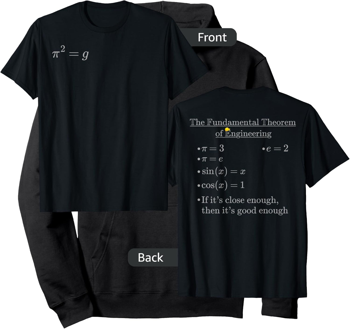 Fundamental Theorem of Engineering 2 Hoodie - Hoodie | Black