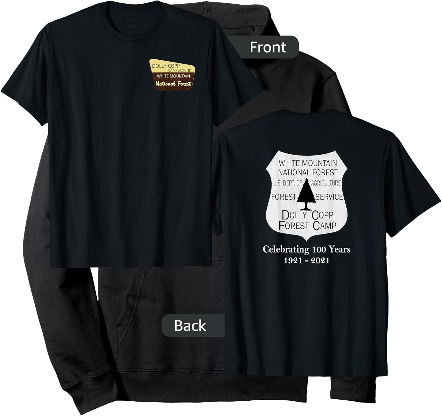 Dolly Copp Campground Centennial Hoodie - Hoodie | Black