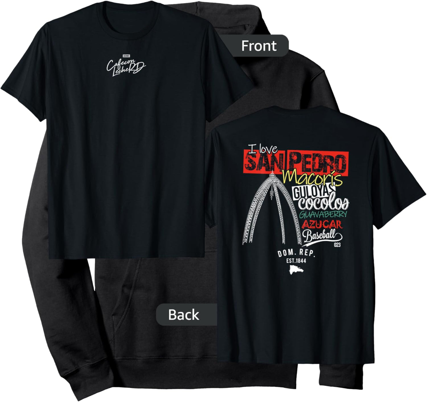 San Pedro de Macorís Dominican Republic tourist souvenir Hoodie - Hoodie | Black