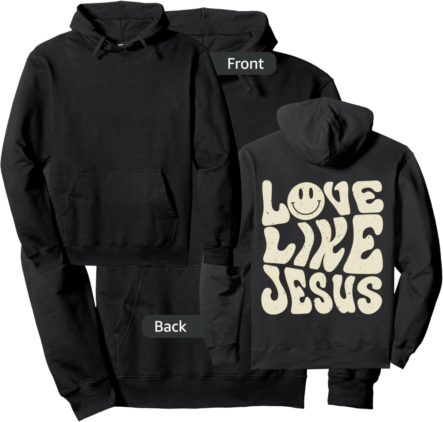 Love Like Jesus Hoodie - Hoodie | Black