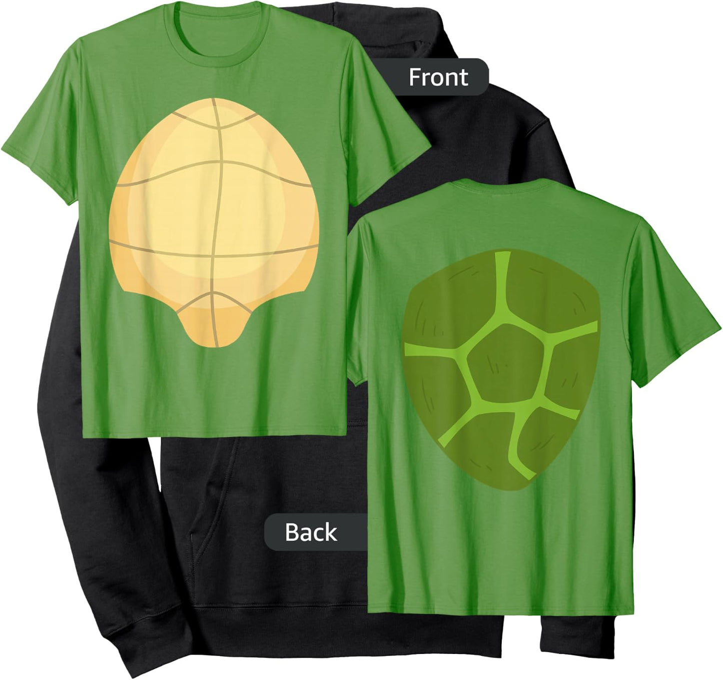 Turtle Shell Costume Tortoise Costume Halloween Hoodie - Hoodie | Black