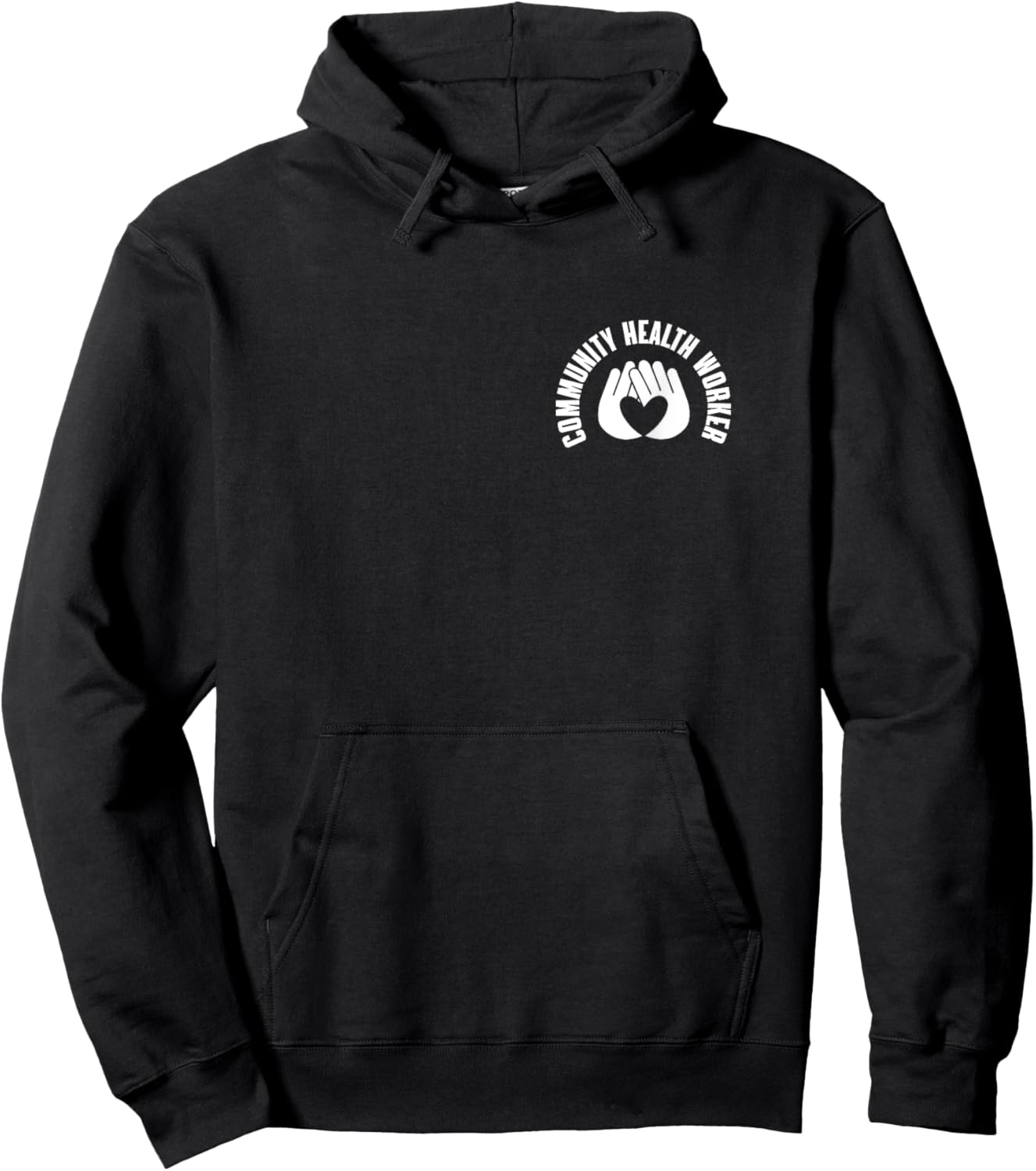 Community Health Worker Pocket Outfit Public Health Worker Hoodie - Hoodie | Black