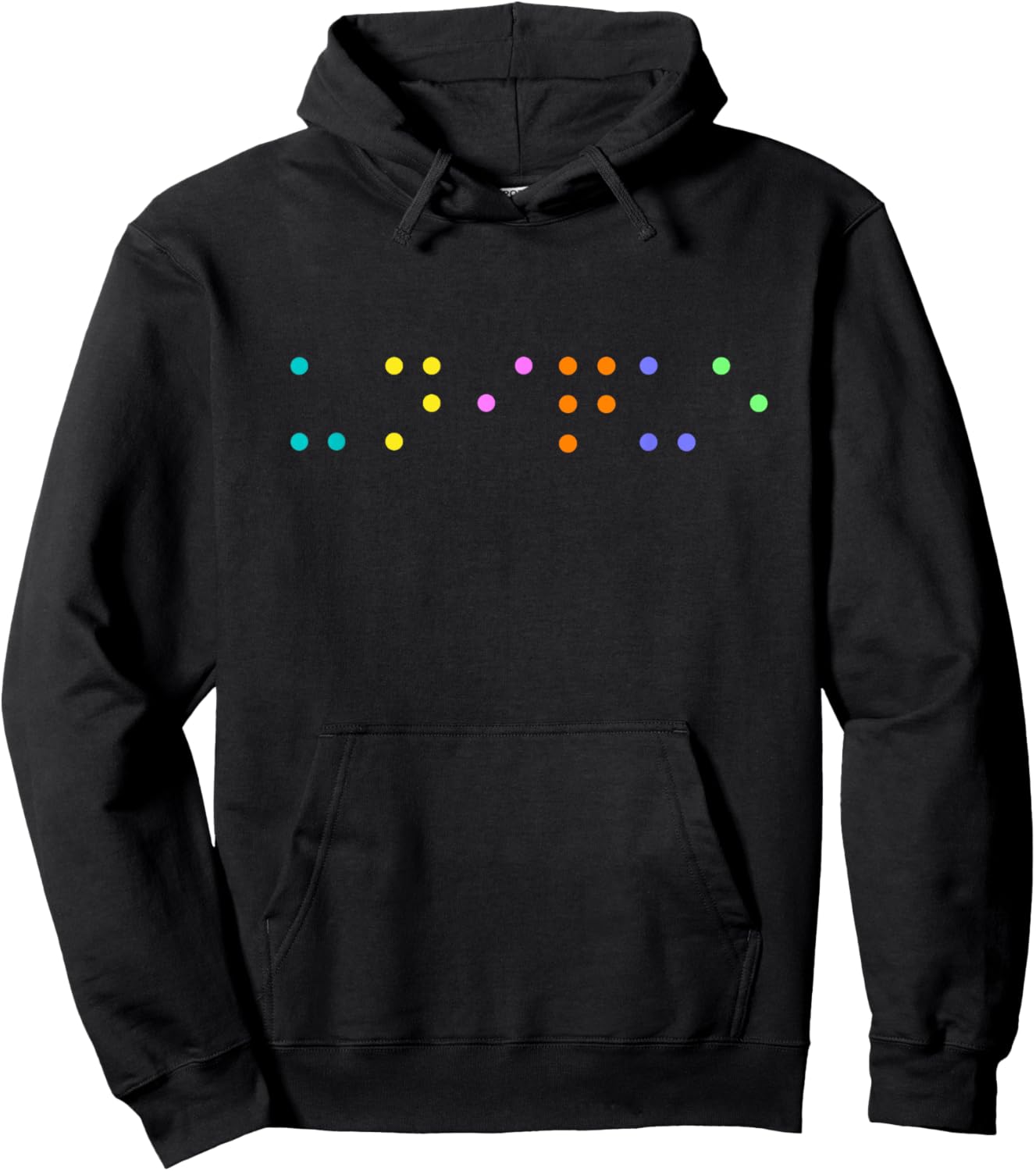 Braille unique Braille Alphabet unique Hoodie - Hoodie | Black