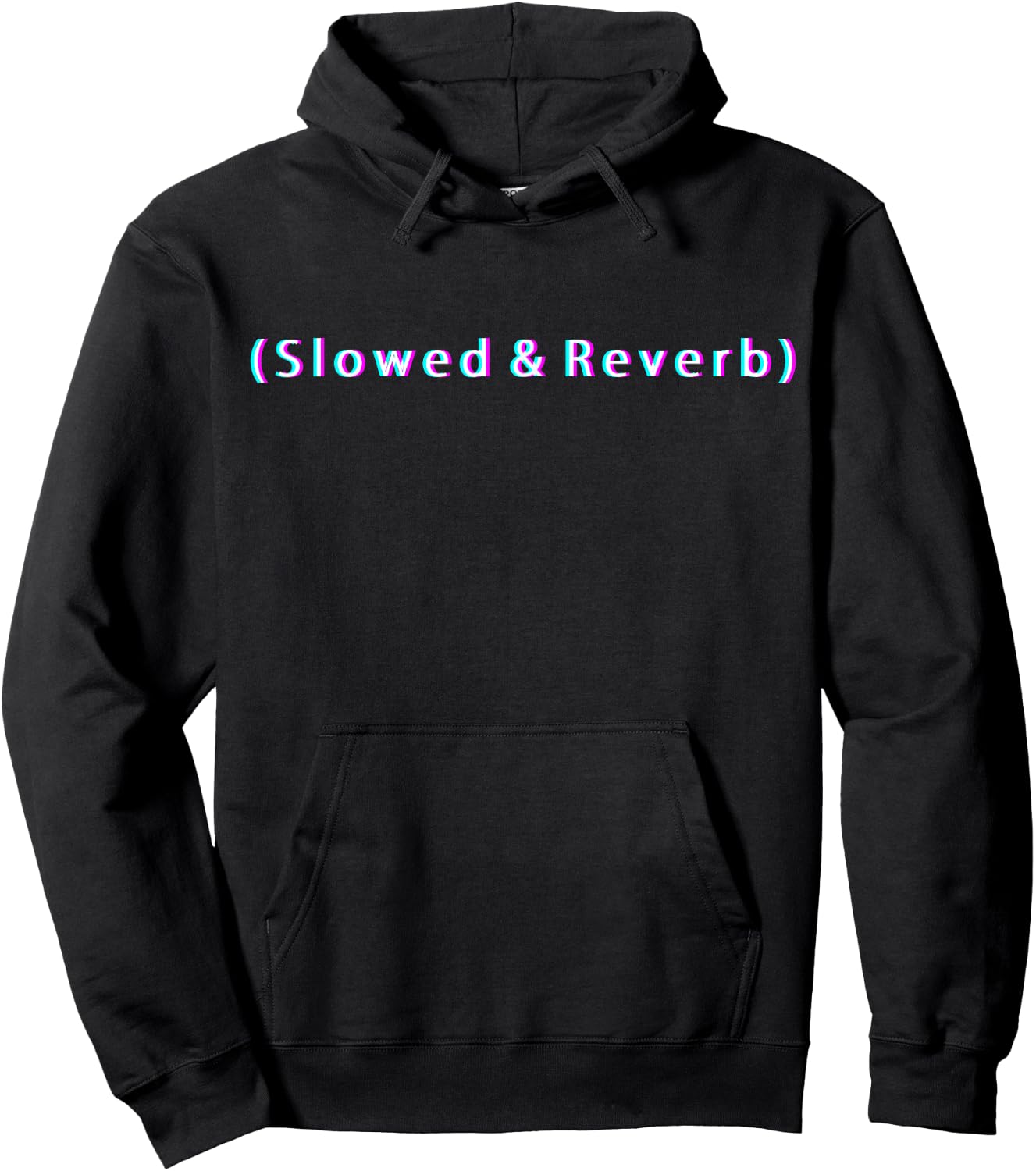 Slowed and Reverb Shirt Retro Vaporwave Trippy Hoodie - Hoodie | Black