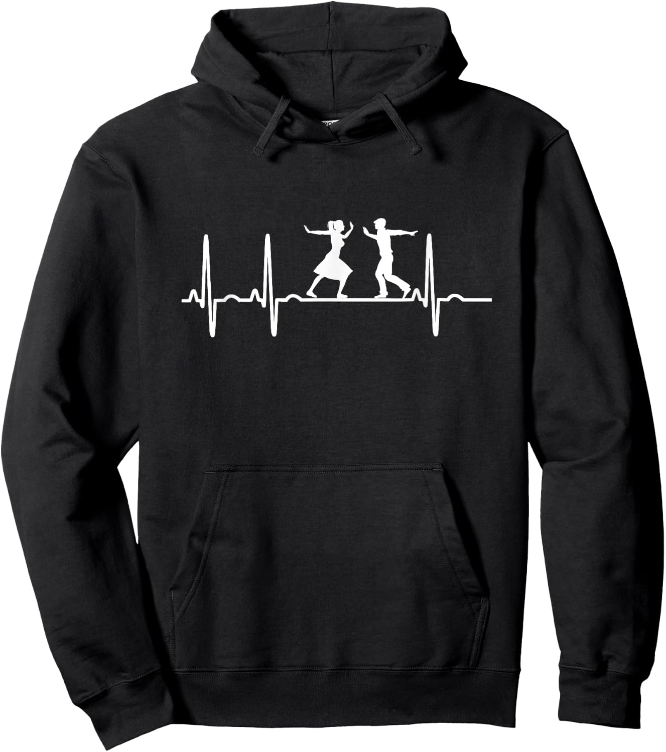 LINDY HOP Dancer Design Hoodie - Hoodie | Black