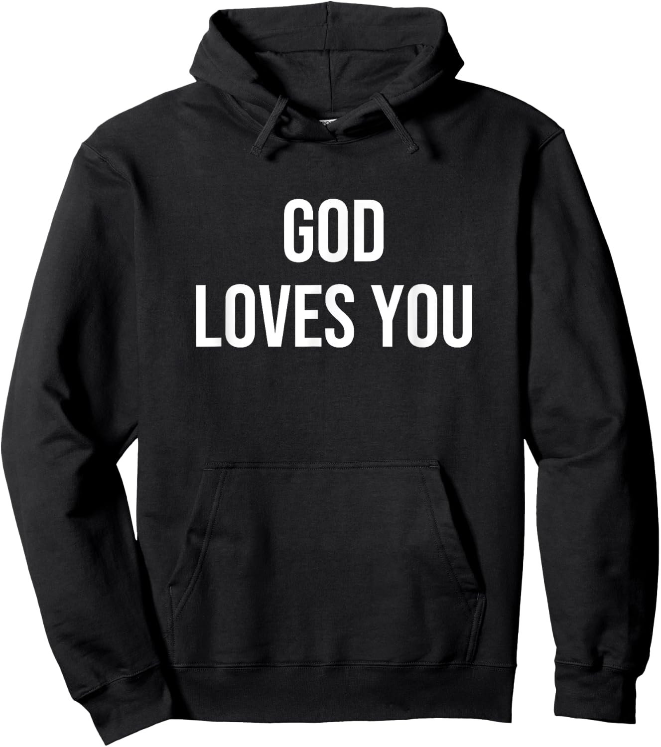 God Loves You Hoodie - Hoodie | Black