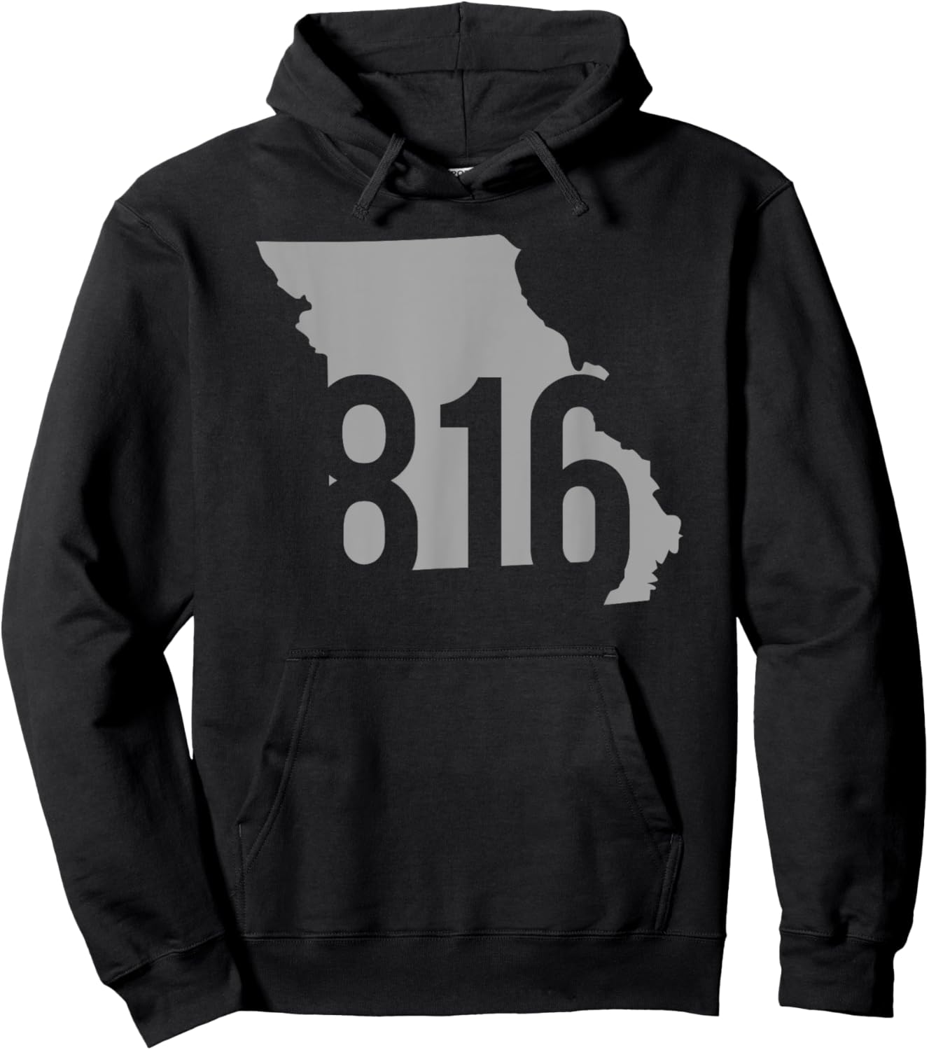 816 Area Code, Kansas City, St. Joseph, Independence, MO Hoodie - Hoodie | Black