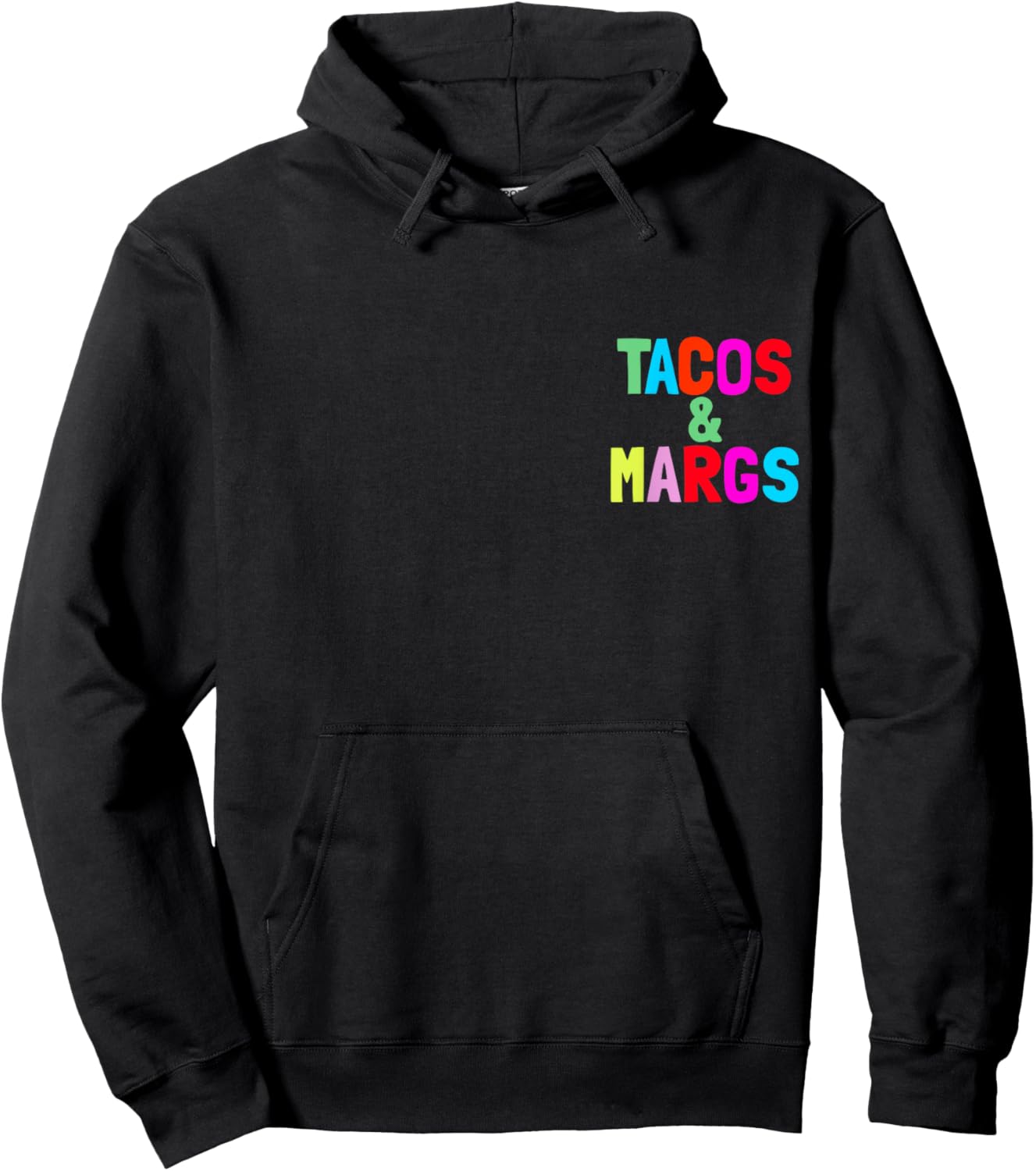 Tacos And Margs Pocket Fiesta Margaritas Tacos And Margs Hoodie - Hoodie | Black