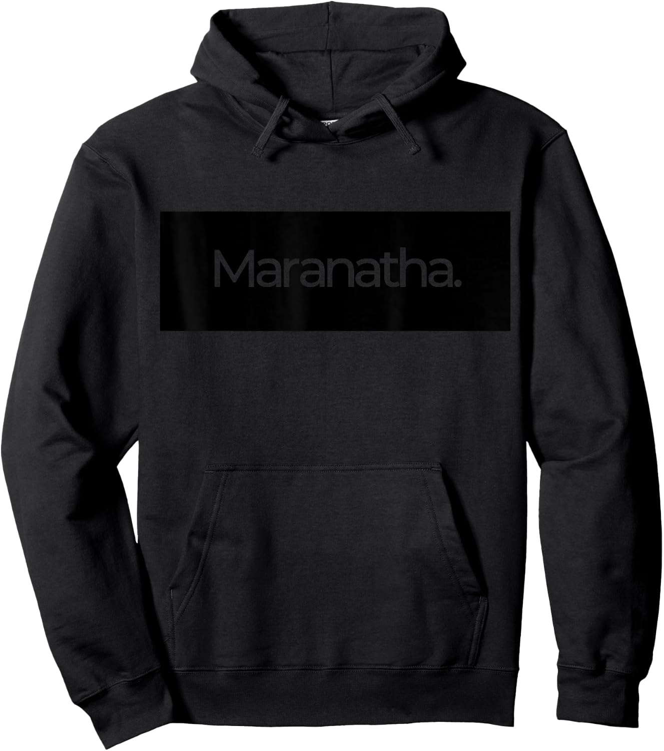 Maranatha Banner Hoodie - Hoodie | Black