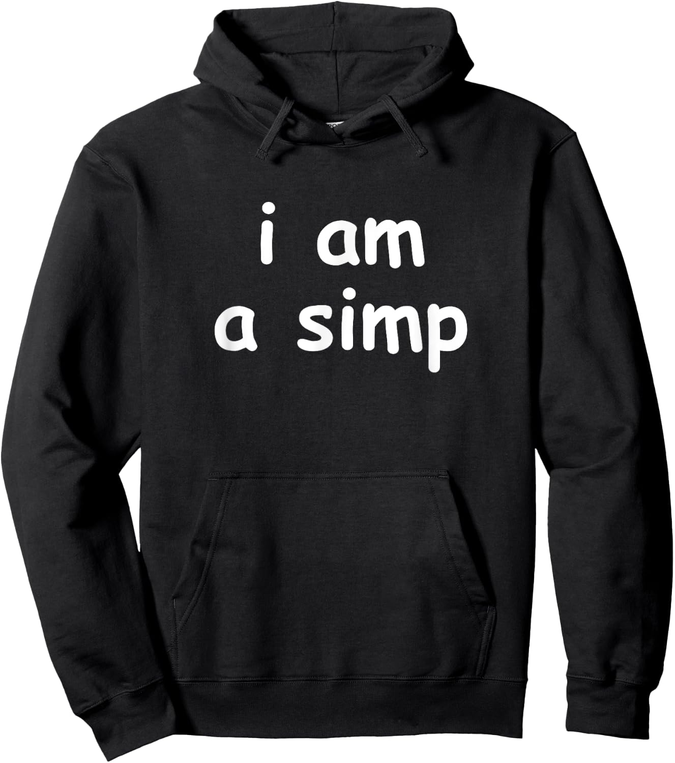 I Am A Simp Hoodie - Hoodie | Black