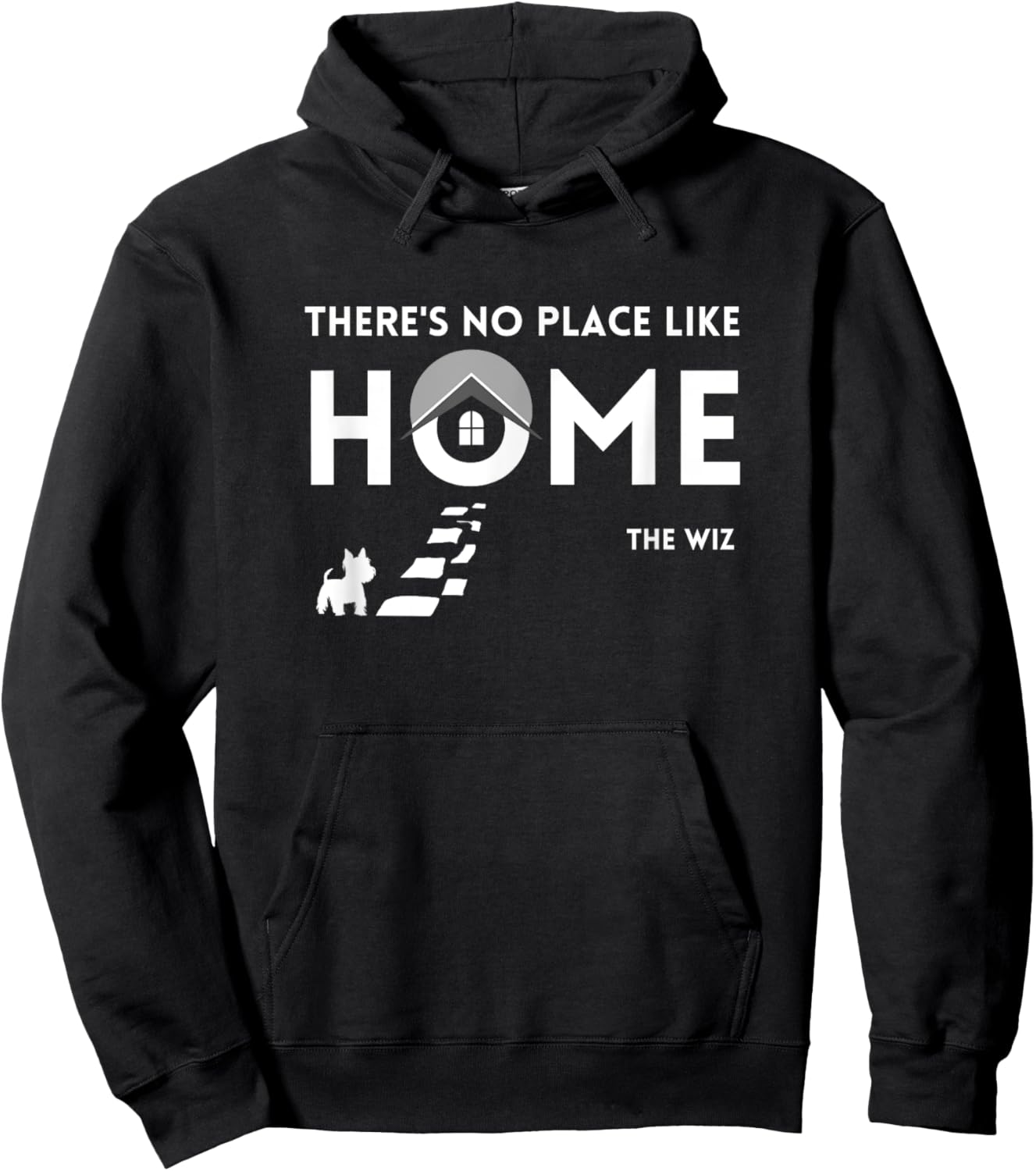 No Place Like Home Wiz Movie Quotes Black Movies Film Hoodie - Hoodie | Black