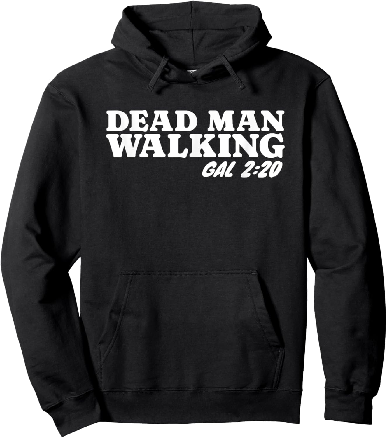 Christian Dead Man Walking Galatians 2:20 Bible Study Lesson Hoodie - Hoodie | Black