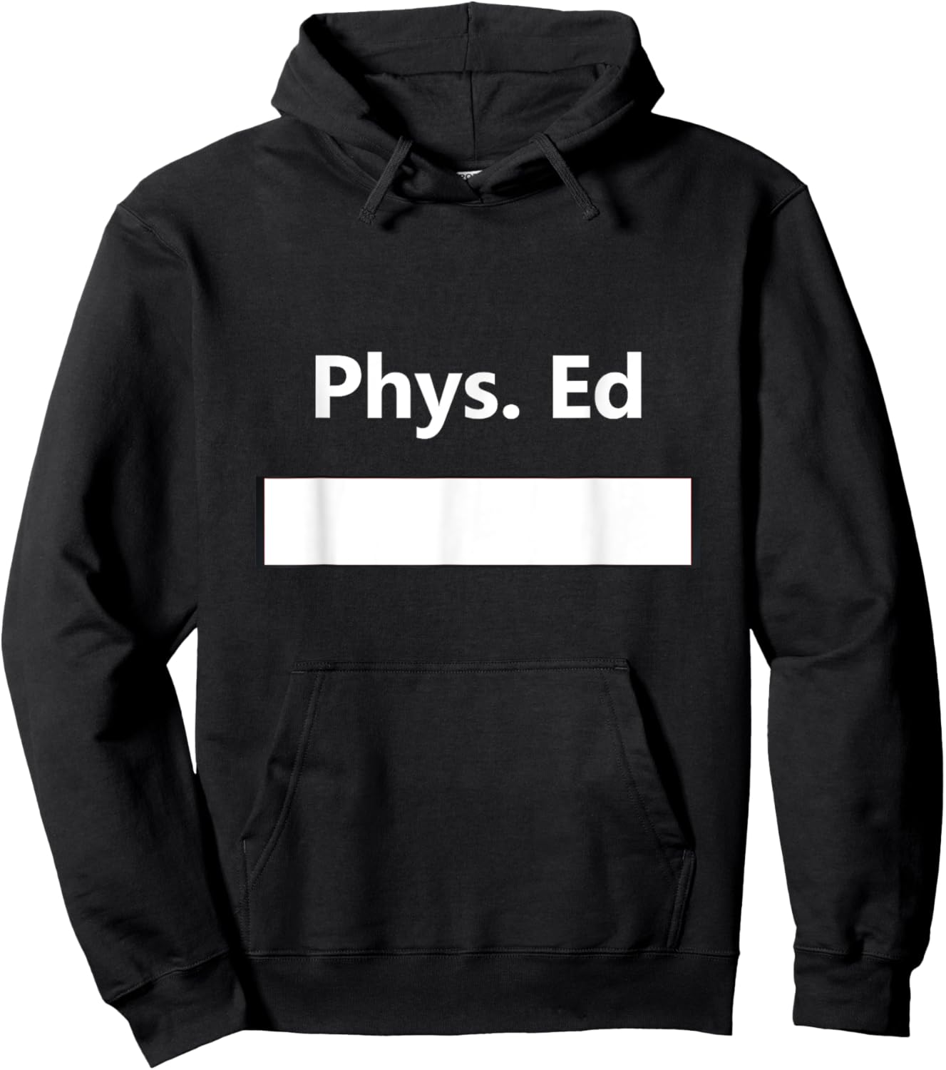 Physical Education PE Class Gym Uniform School Student Gift Hoodie - Hoodie | Black