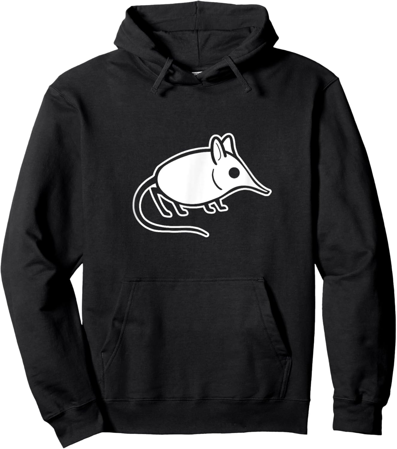 Minimal art of a cute Elephant shrew for small animals fans Hoodie - Hoodie | Black