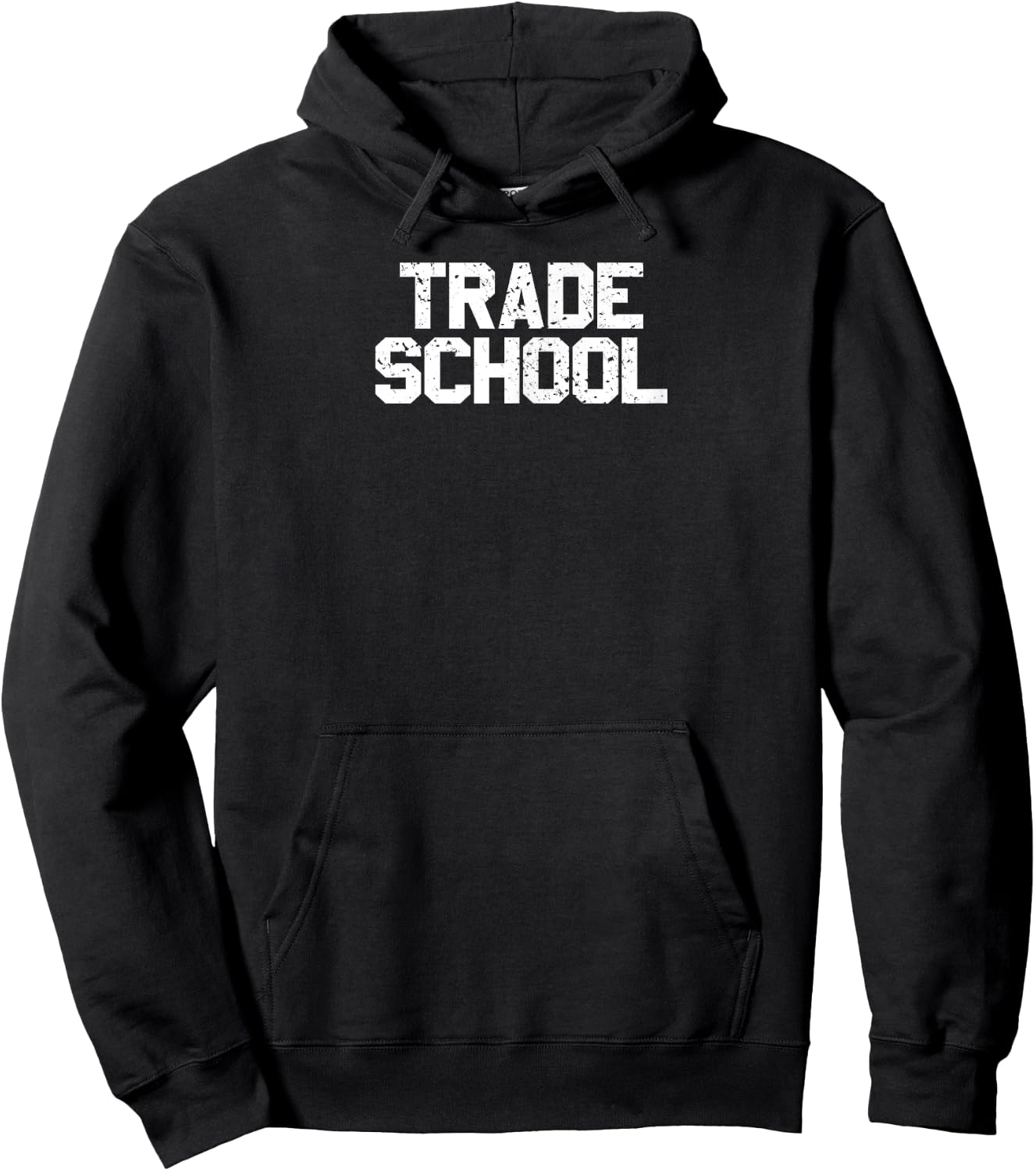 Trade School Funny Blue Collar Worker College Hoodie - Hoodie | Black