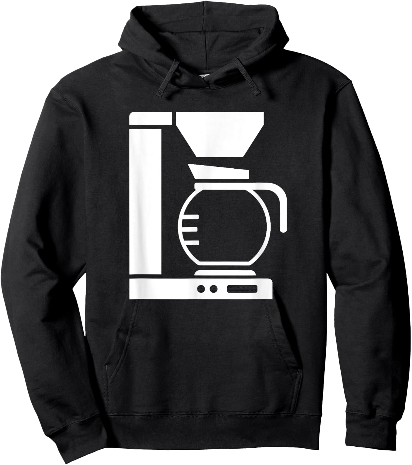 Coffee machine pot Hoodie - Hoodie | Black