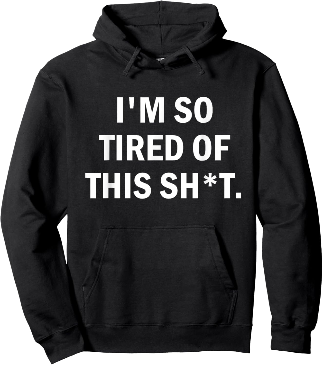 Edgy Anime Merch - Damen -Erwachsene Schwarz Buchstabenmuster S EU 16 Crew-Ausschnitt Klein Regular Hoodie - Hoodie | Black