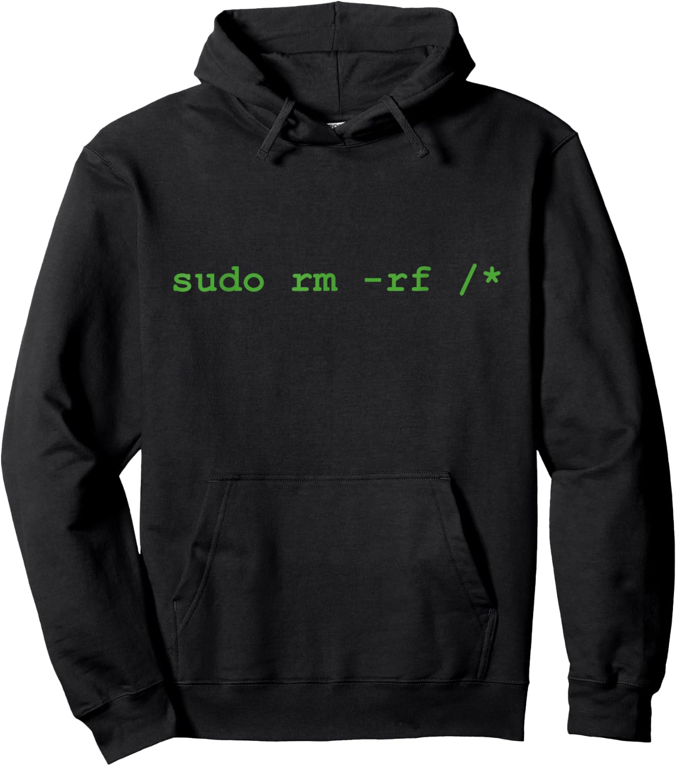 Sudo rm rf - Programmer, Engineer, Coder, Linux Hoodie - Hoodie | Black