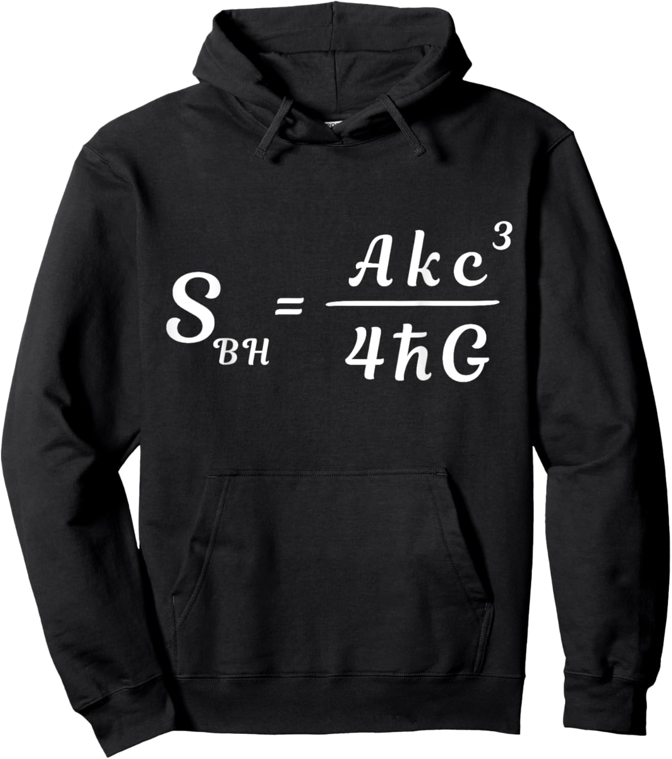 Black Hole Entropy Thermodynamics Formula Science Hoodie - Hoodie | Black