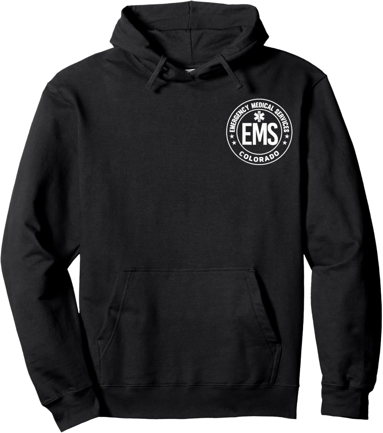 Colorado EMS Emergency Medical Services EMT Hoodie - Hoodie | Black