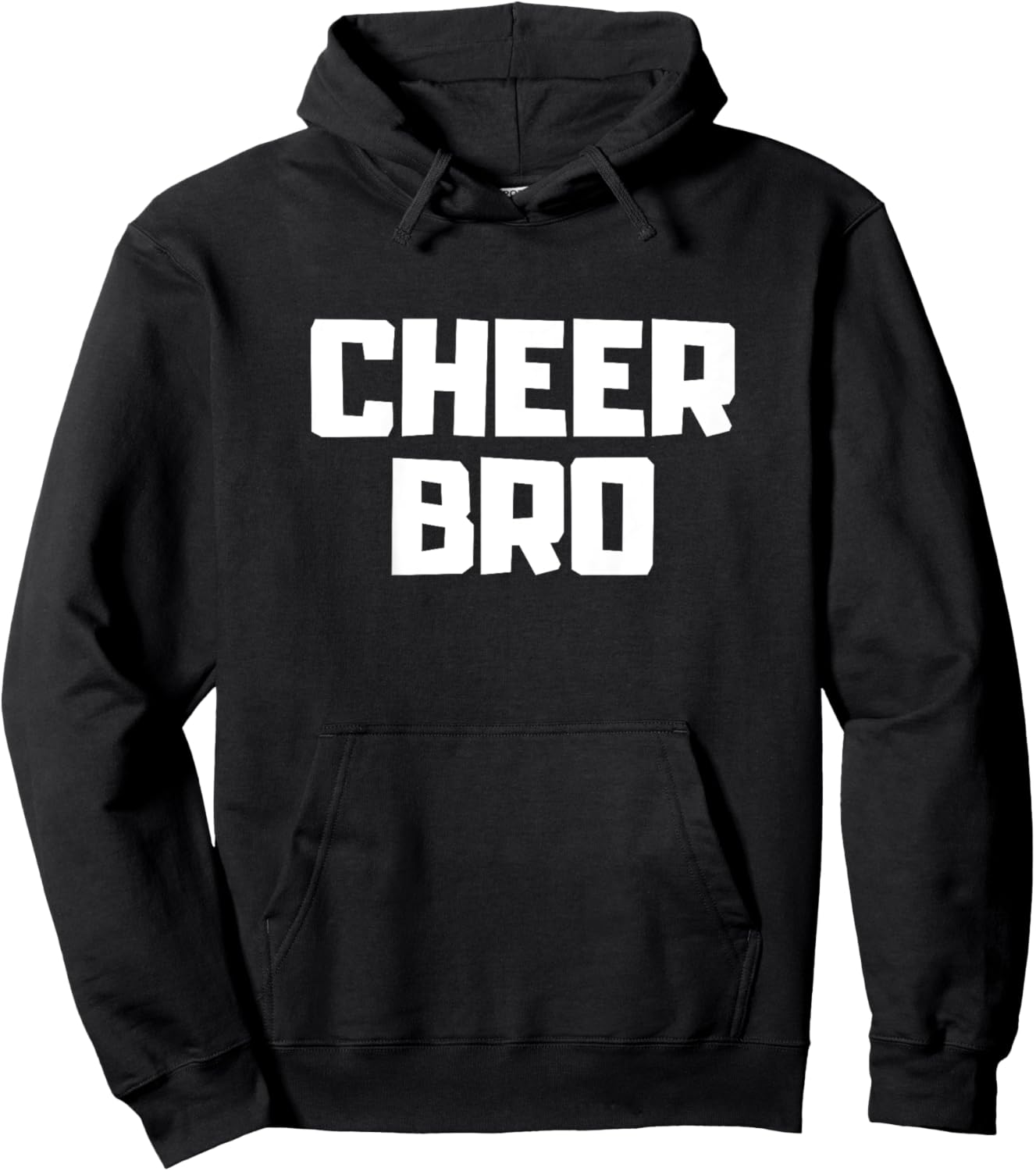 Kids Cheer Bro Cheerleader Brother Hoodie - Hoodie | Black