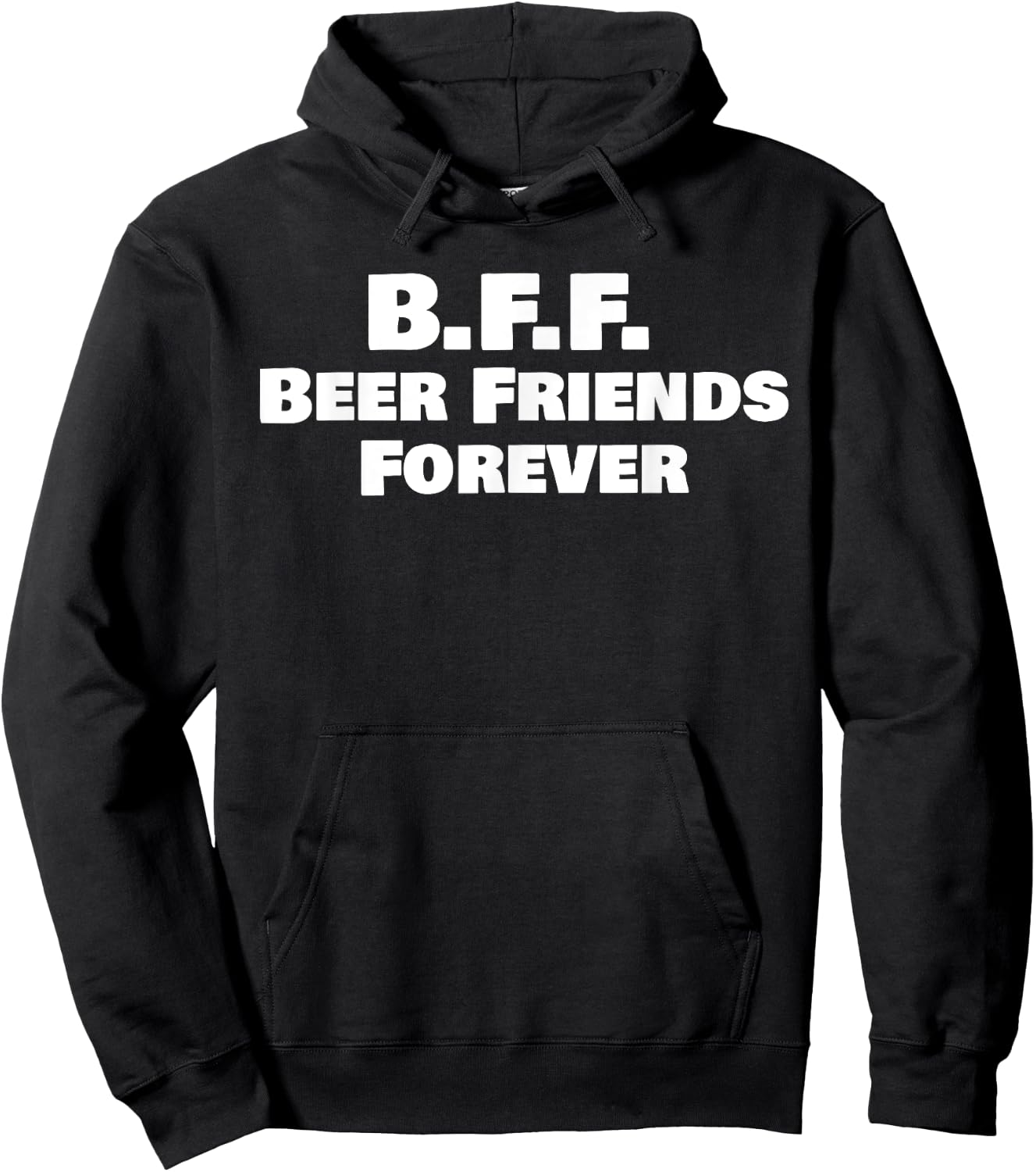 Beer Friends Forever Hoodie - Hoodie | Black