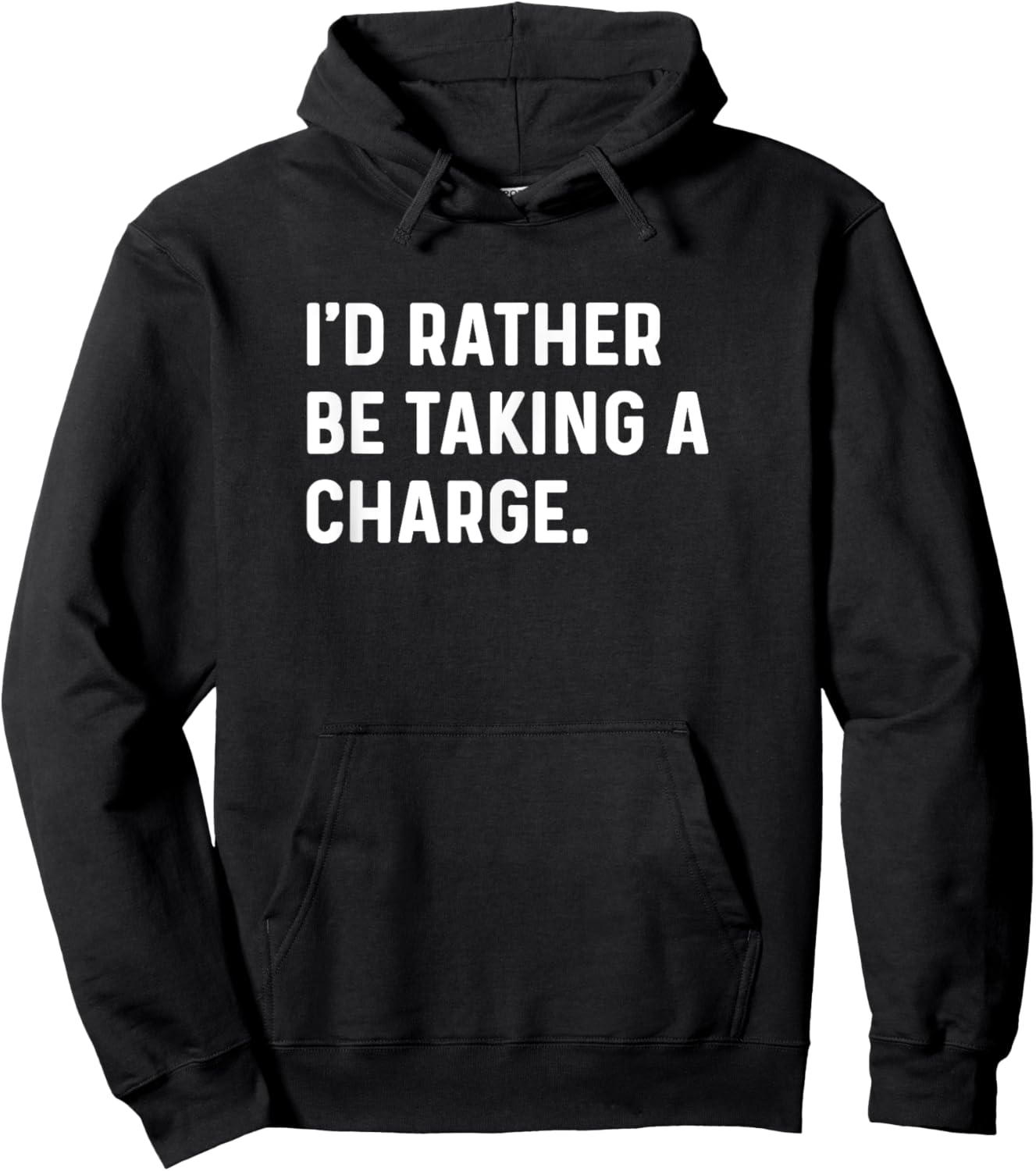 I'd Rather Be Taking A Charge - Funny Player Bball Sports Hoodie - Hoodie | Black