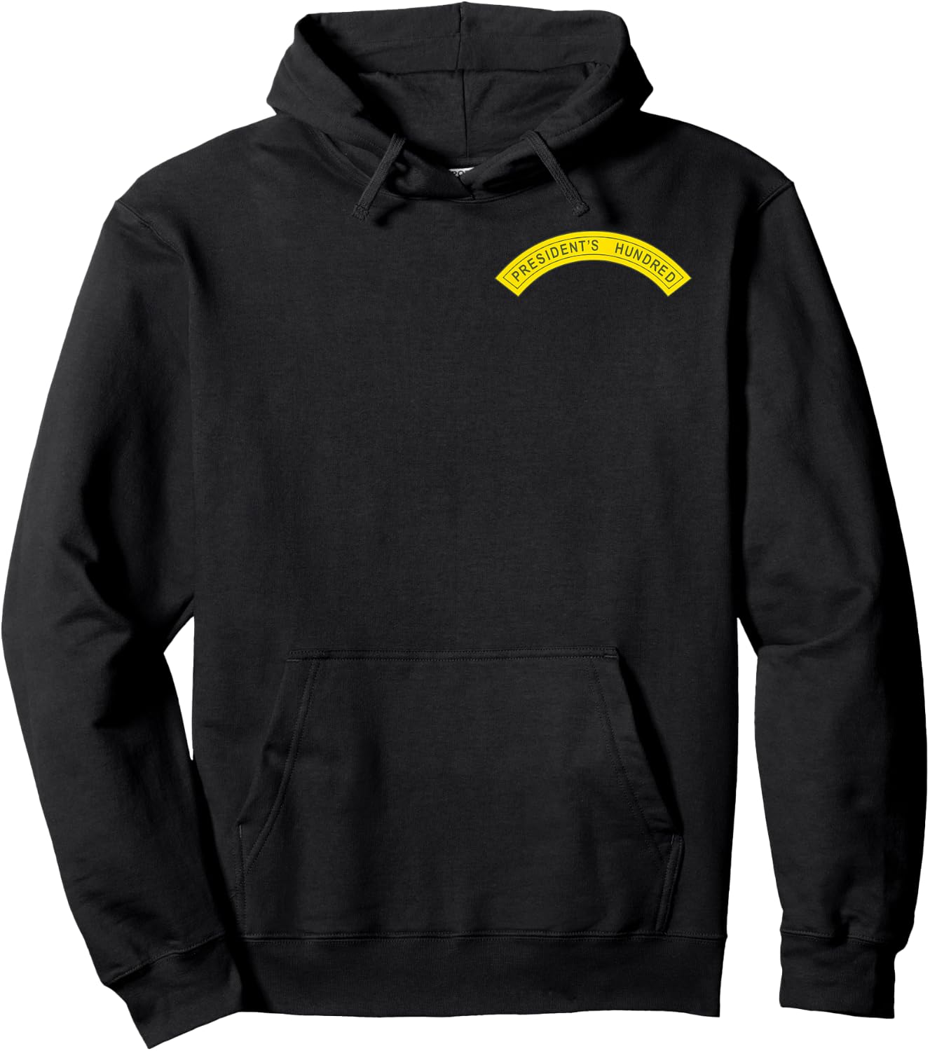 President's Hundred Tab (100 Tab) - US Army Hoodie - Hoodie | Black