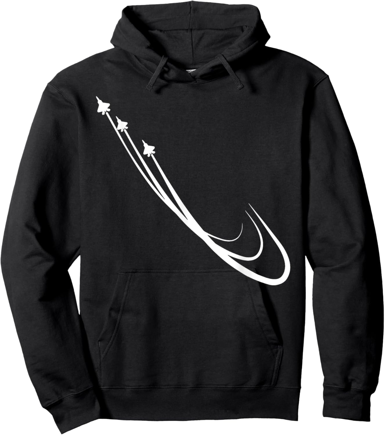 Military Fighter Jet Plane Patriotic Pilot Airplane Gift Hoodie - Hoodie | Black