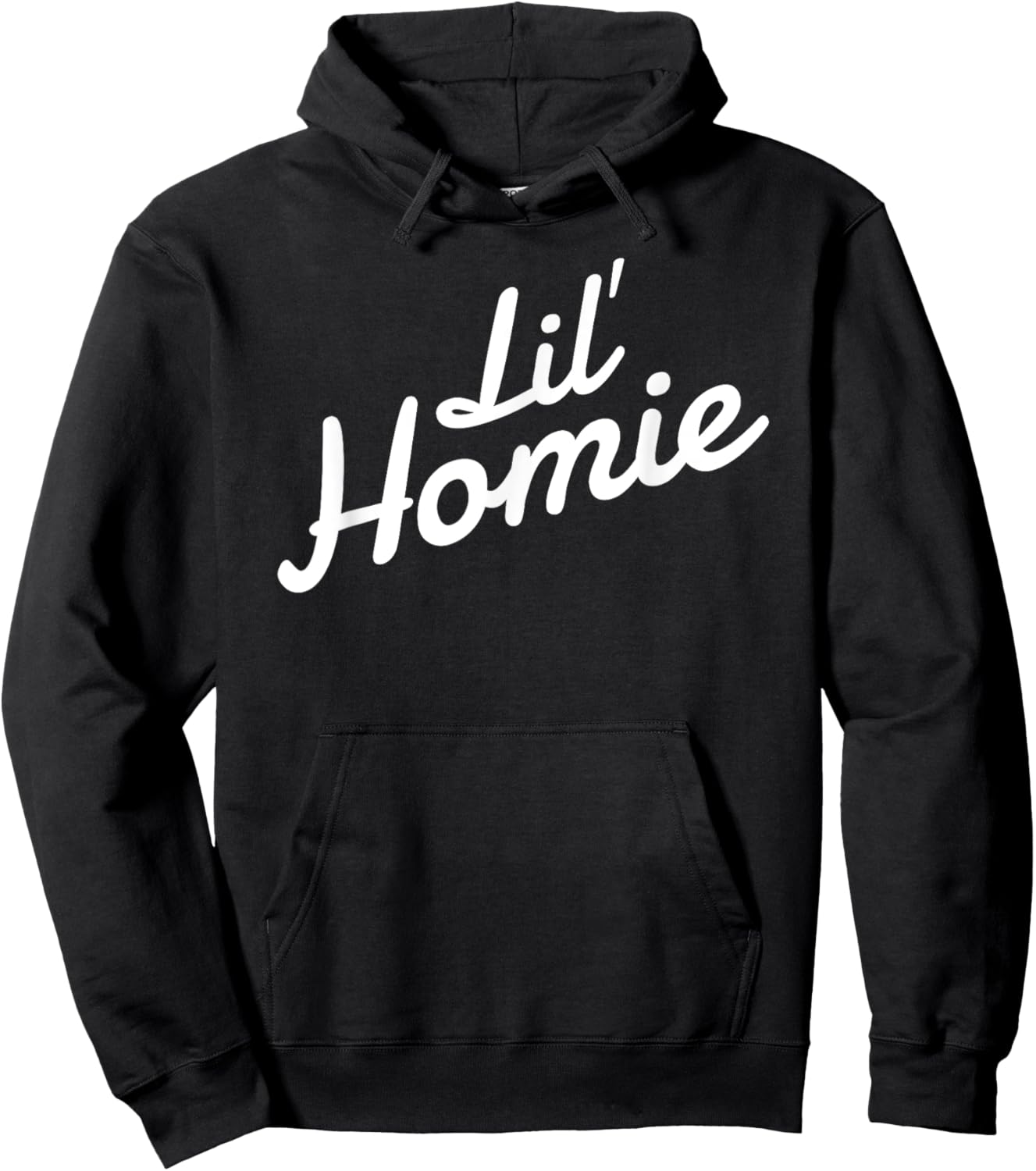 Mexican Homie Apparel Co. Lil' Homie - Black, -Adults & Kids, Short Sleeve, Regular Fit, Small Hoodie - Hoodie | Black