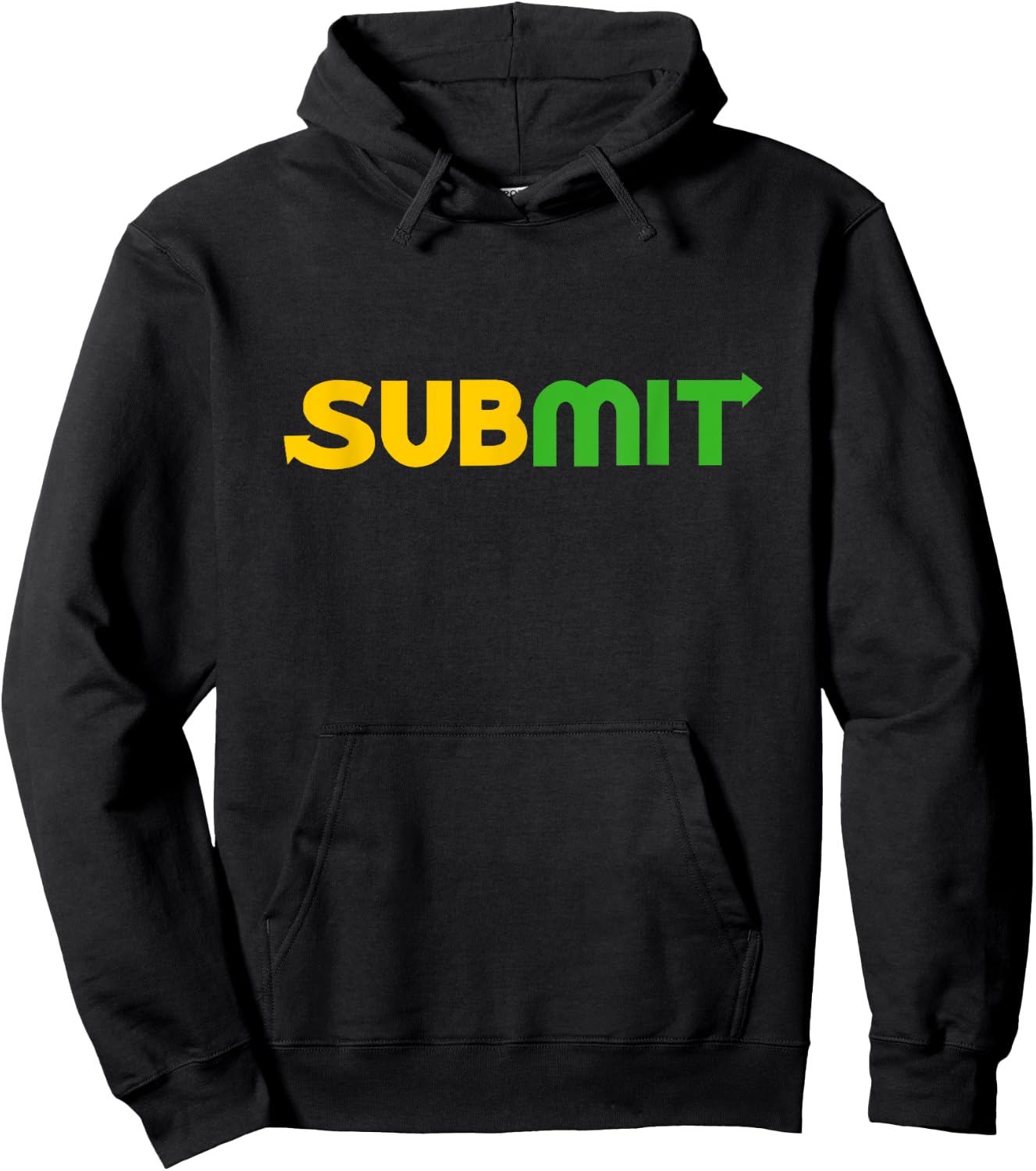 Funny MMA Jiu Jitsu Gift Submission Design BJJ Hoodie - Hoodie | Black