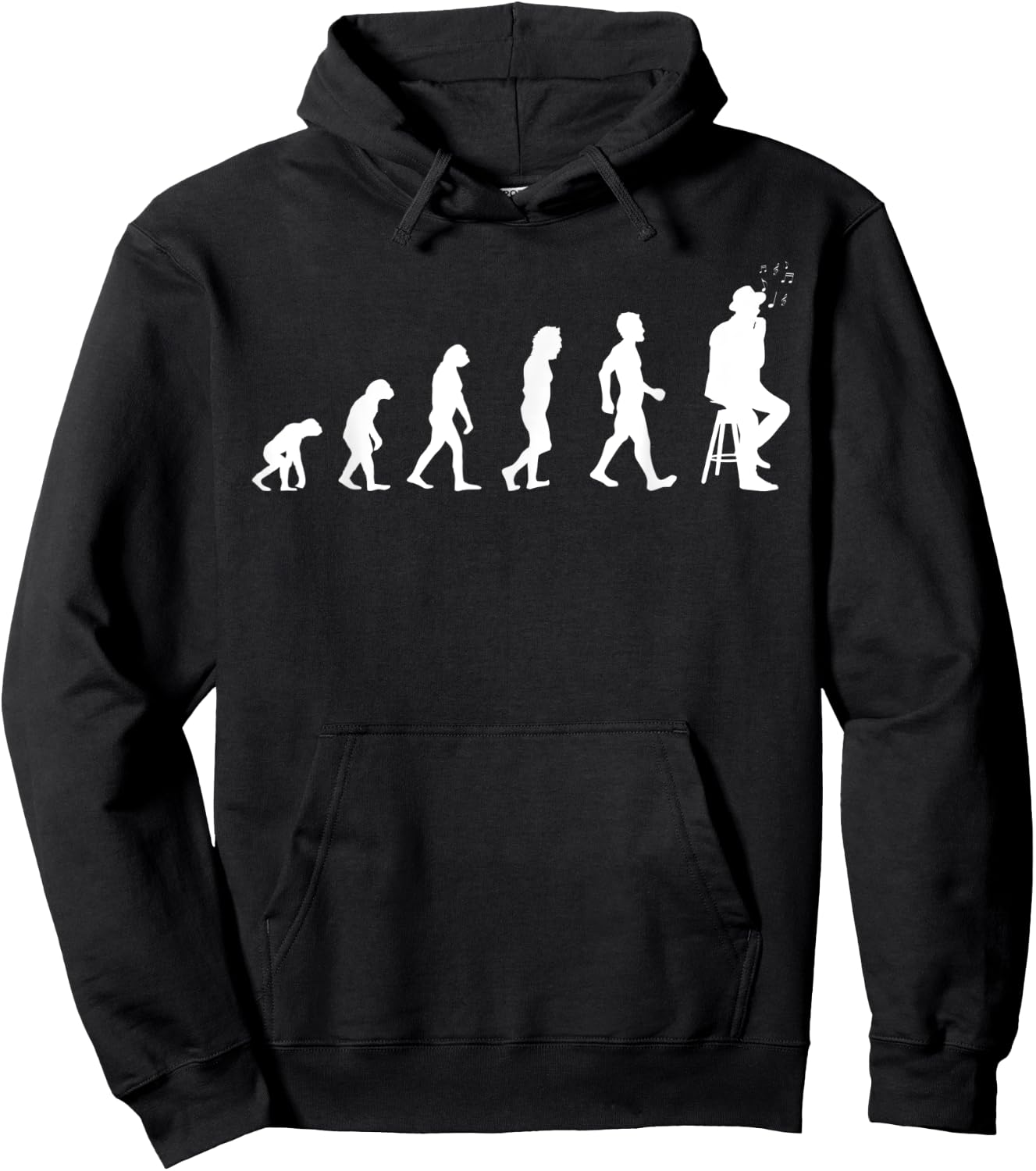 Evolution Harmonica Player Hoodie - Hoodie | Black