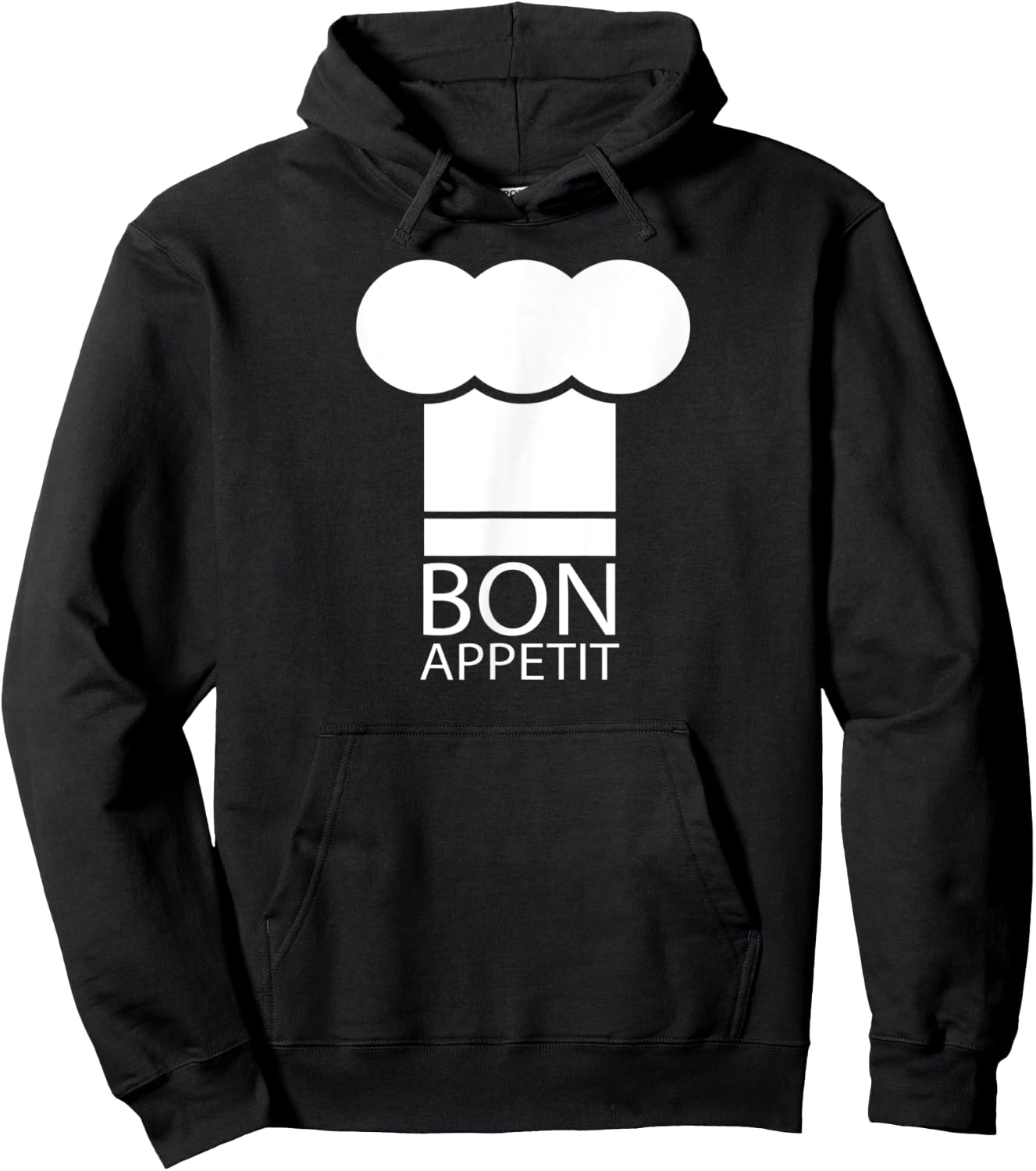 Bon Appetit Chef Hat Hoodie - Hoodie | Black