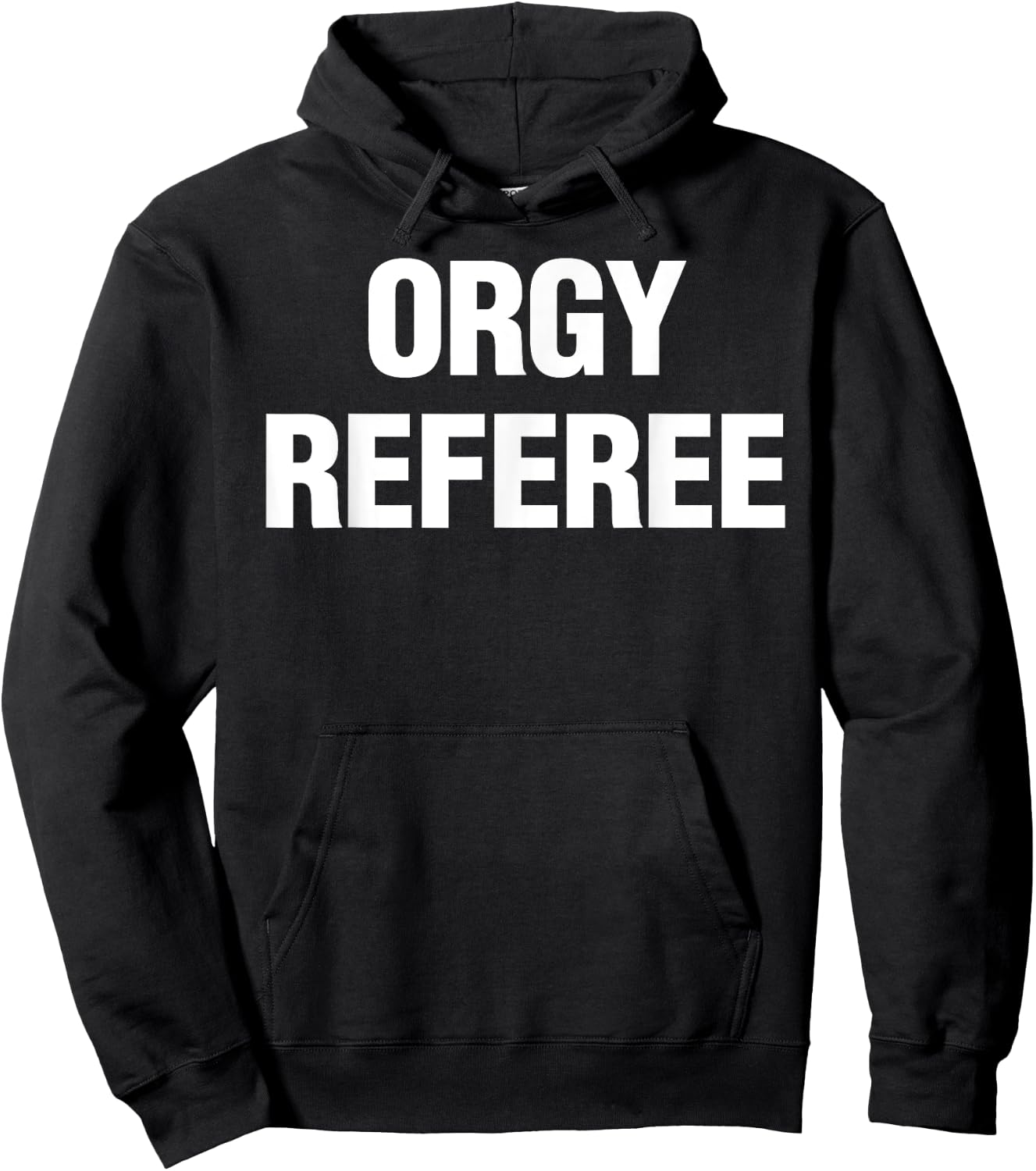 Orgy Referee Shirt Adult Humor Swinger Group Sex Freak Gift Hoodie - Hoodie | Black