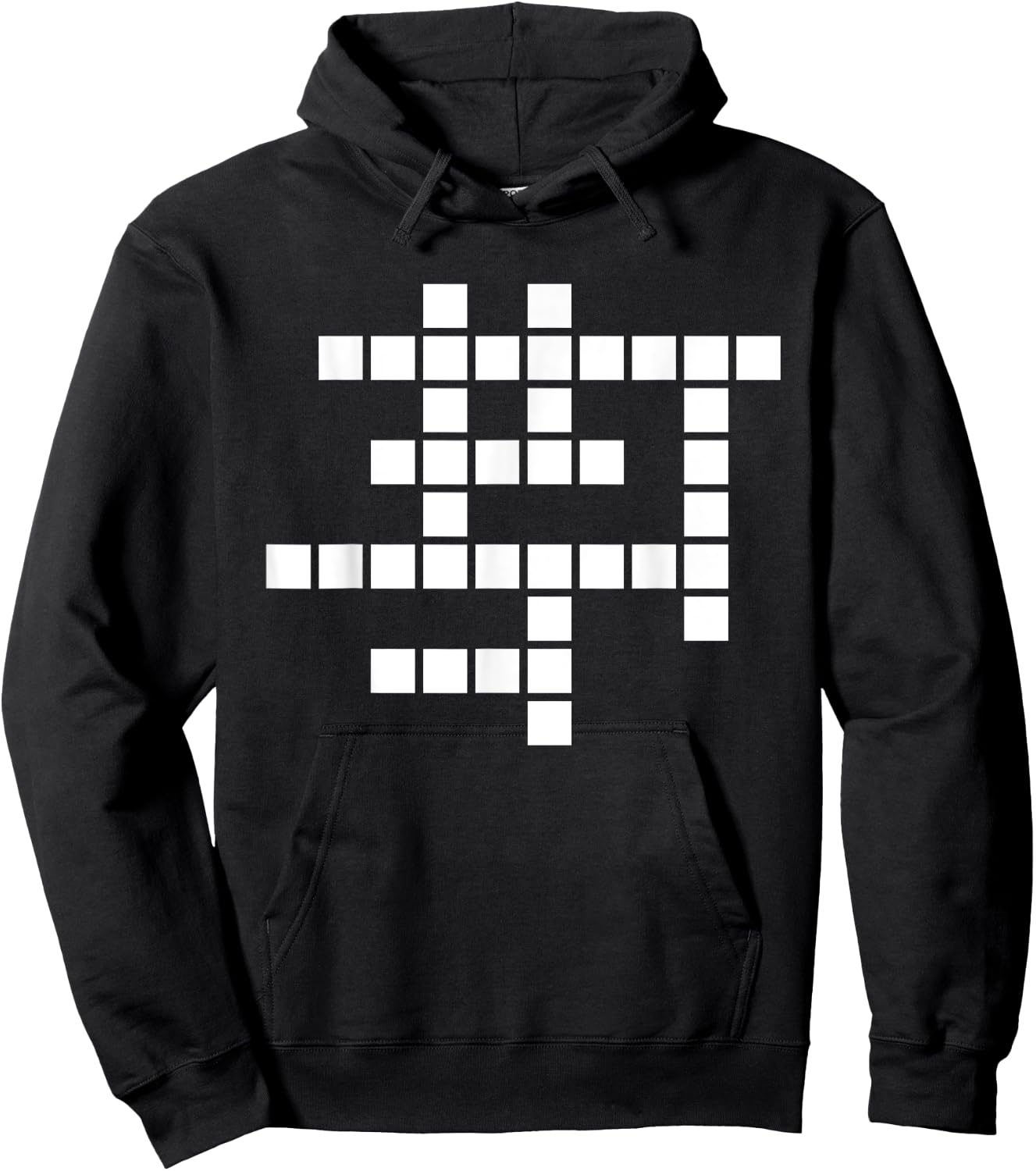 Crossword puzzle Hoodie - Hoodie | Black