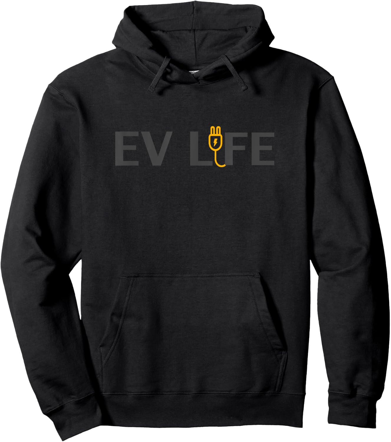 EV Life - Electric Vehicle Life Hoodie - Hoodie | Black