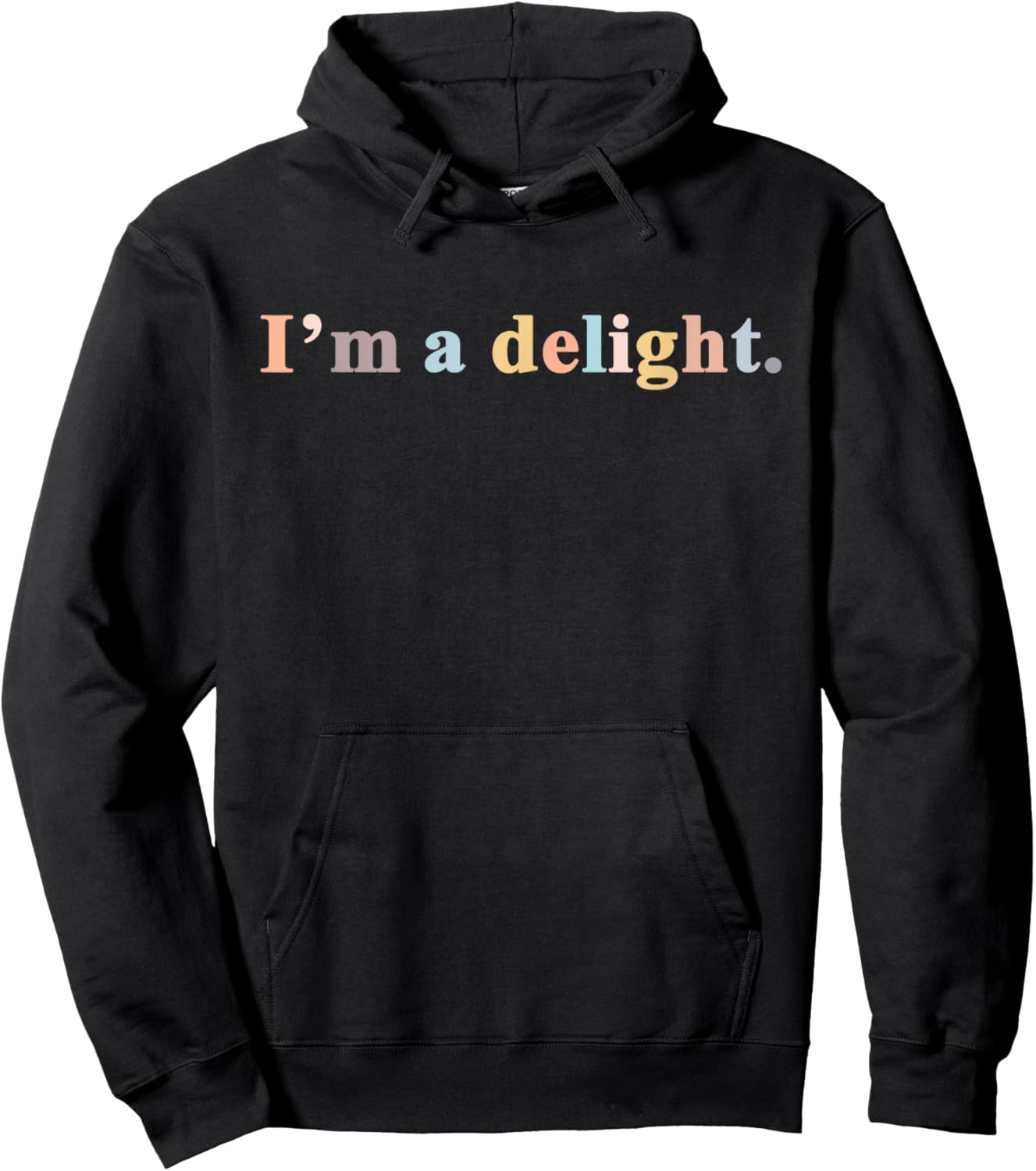 I'm a Delight Hoodie - Hoodie | Black