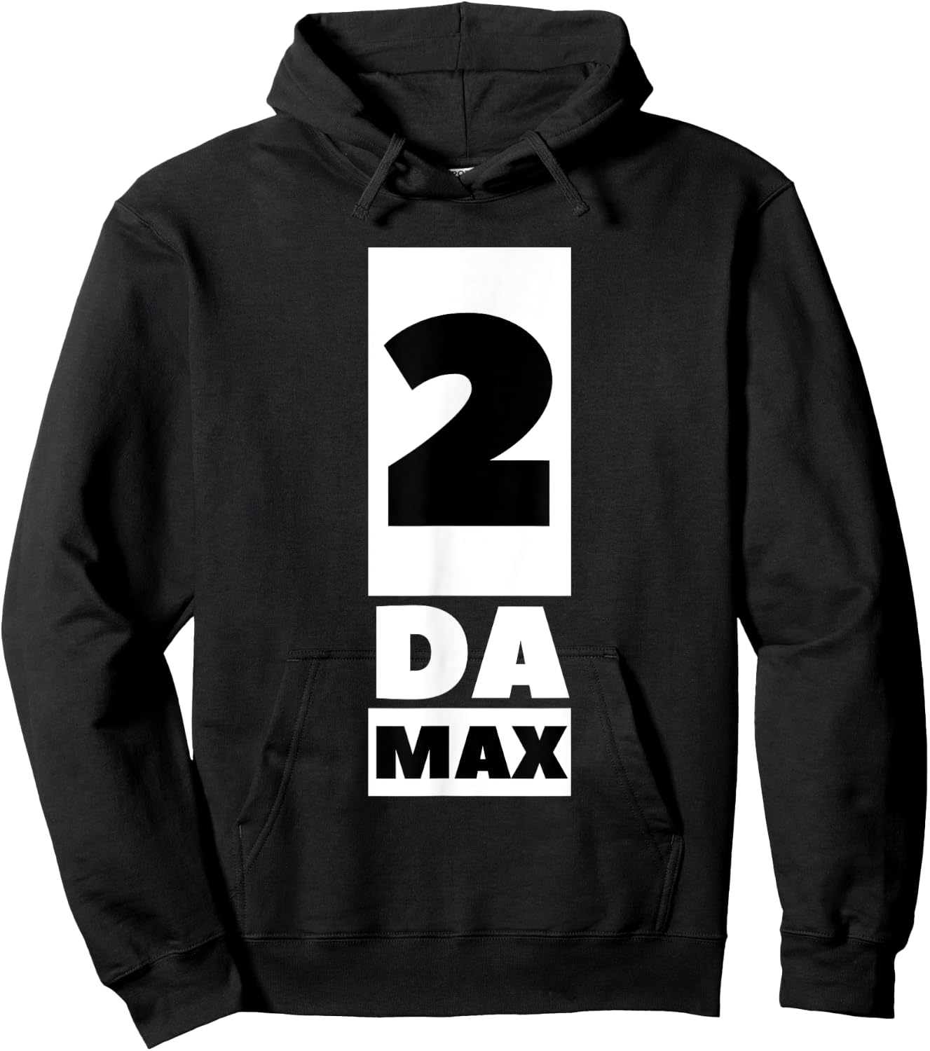 2 Da Max Gym Workout Gain Abs Muscles Weight Lifting Effort Hoodie - Hoodie | Black