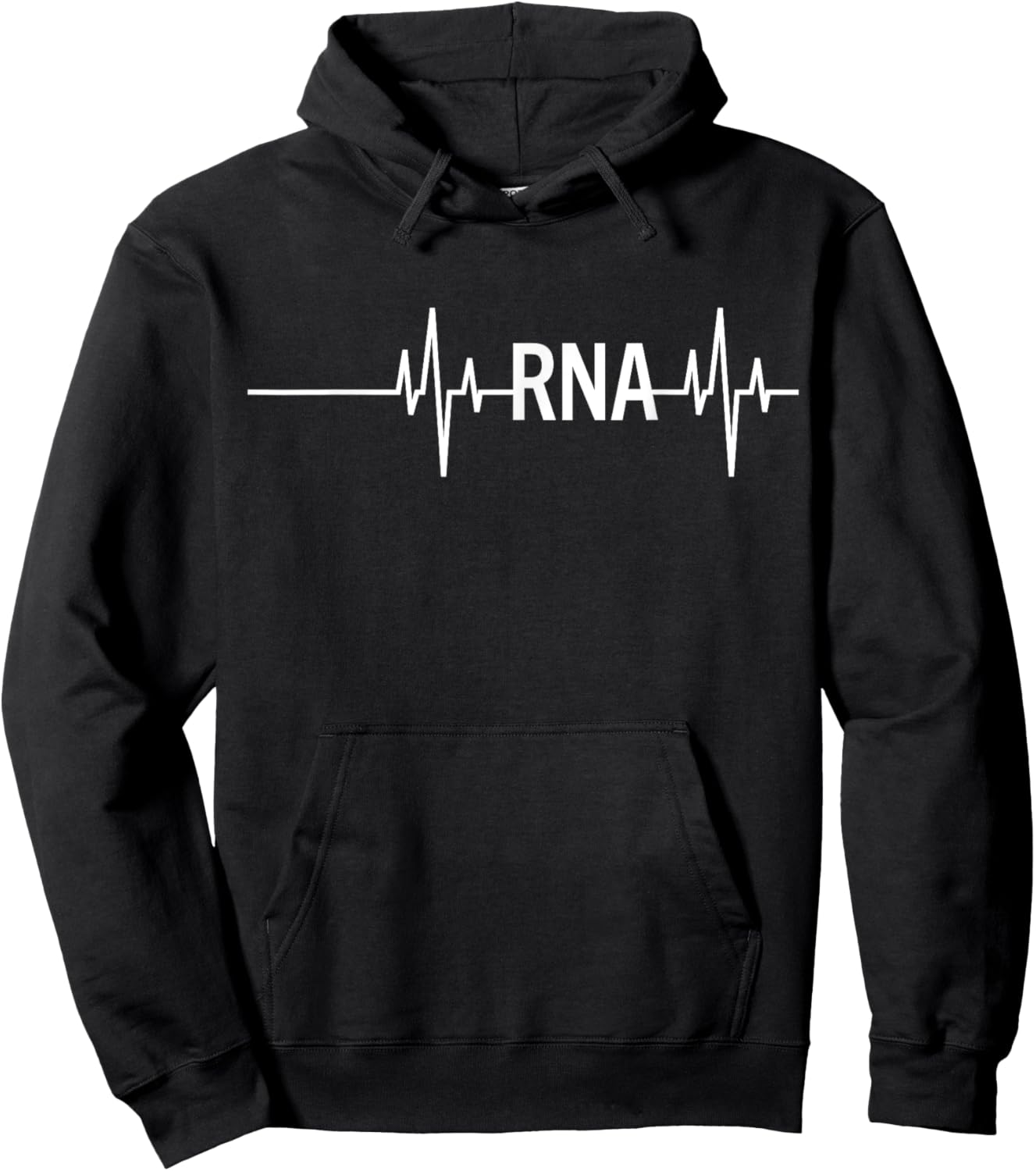 Restorative Nurse Assistant RNA Heartbeat Nursing Aide Hoodie - Hoodie | Black