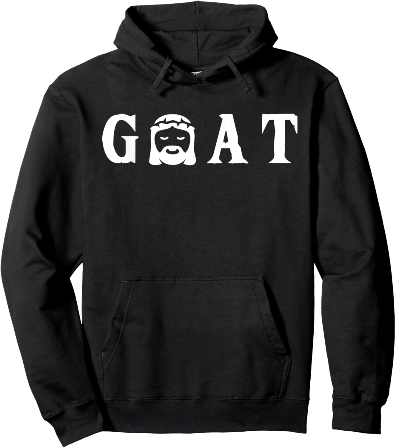 GOAT Jesus Christian Gift Hoodie - Hoodie | Black