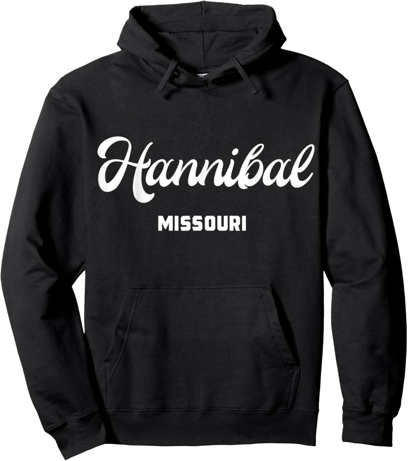 Hannibal Missouri Hoodie - Hoodie | Black