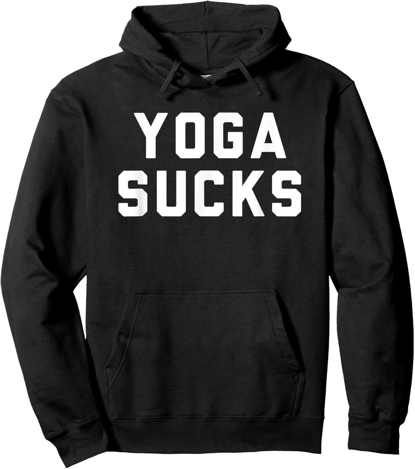 Yoga Sucks Hoodie - Hoodie | Black