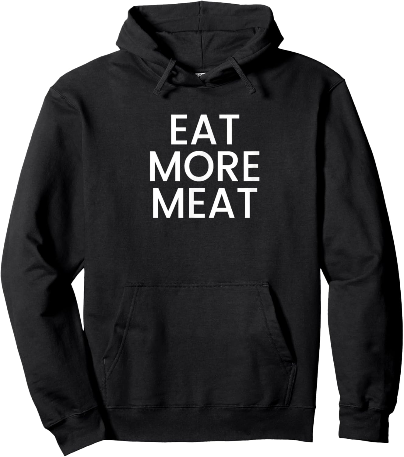 Eat More Meat Hoodie - Hoodie | Black