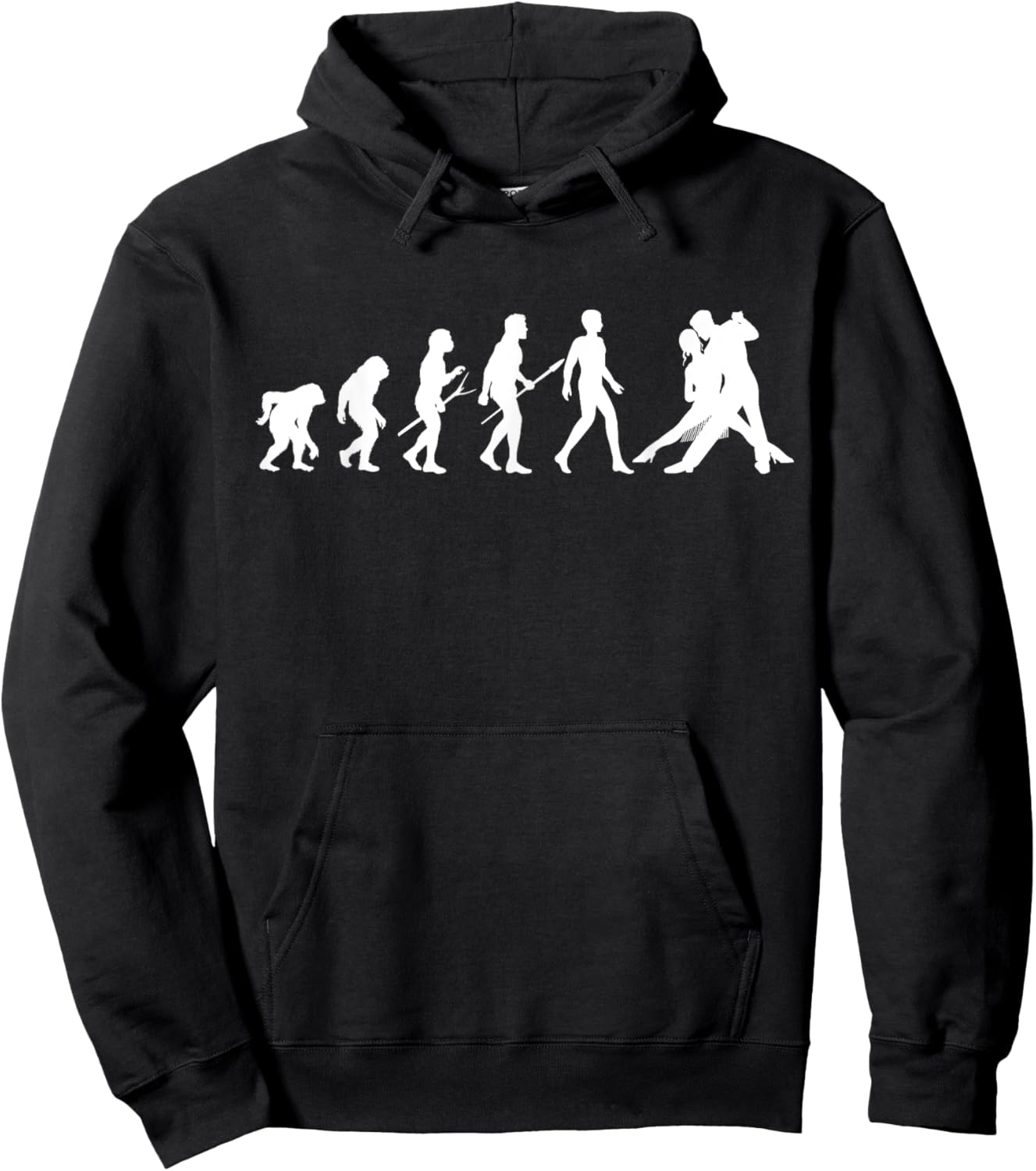 Evolution From Apes to Ballroom Dancing Hoodie - Hoodie | Black