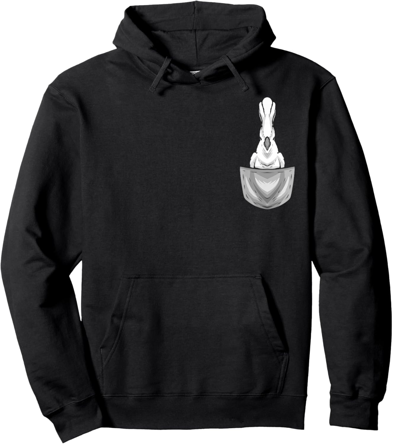 Umbrella Cockatoo In Pocket Bird Birds Parrot Hoodie - Hoodie | Black