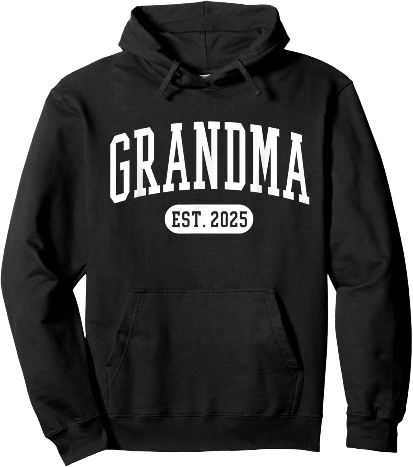 Grandma Est. 2025 Cute Vintage Hoodie - Hoodie | Black