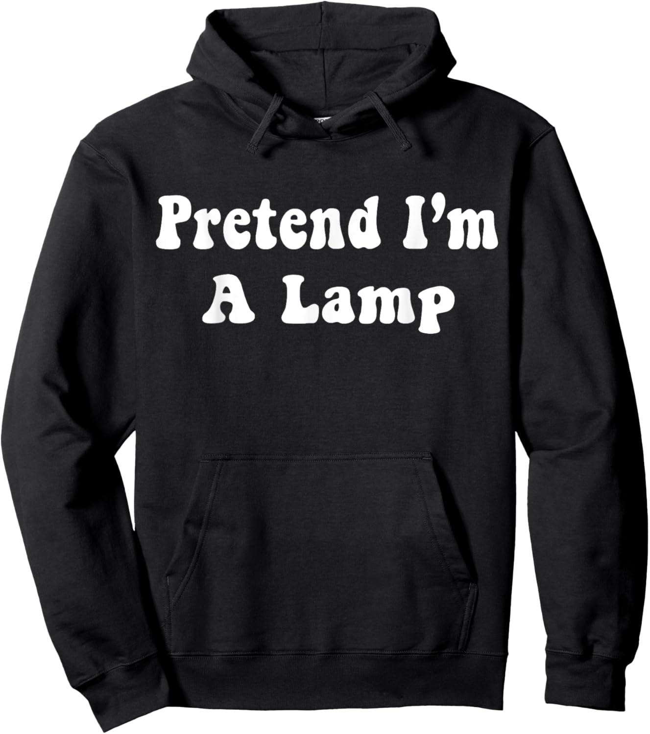 Pretend I'm A Lamp Costume Halloween Adults, Kids Hoodie - Hoodie | Black