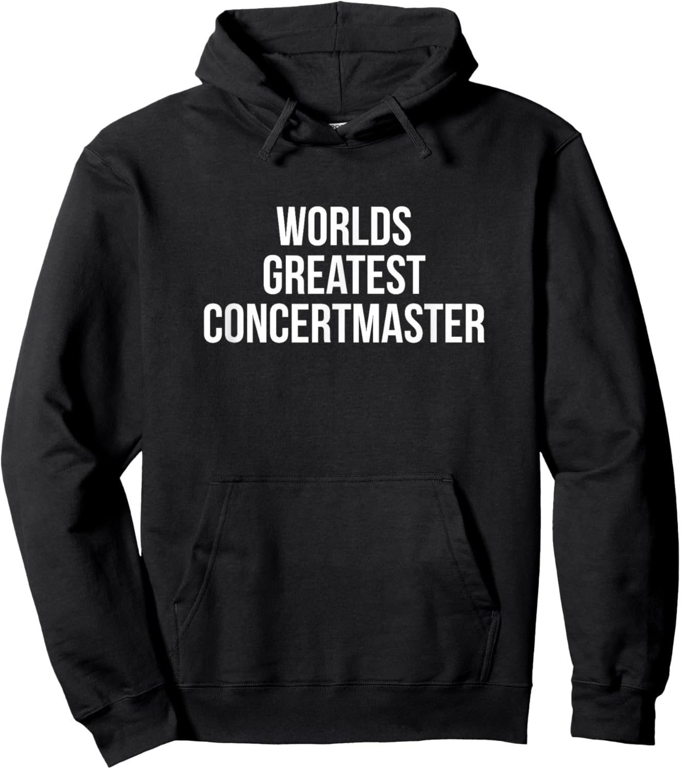 World's Greatest Concertmaster Violin Player Gifts Hoodie - Hoodie | Black